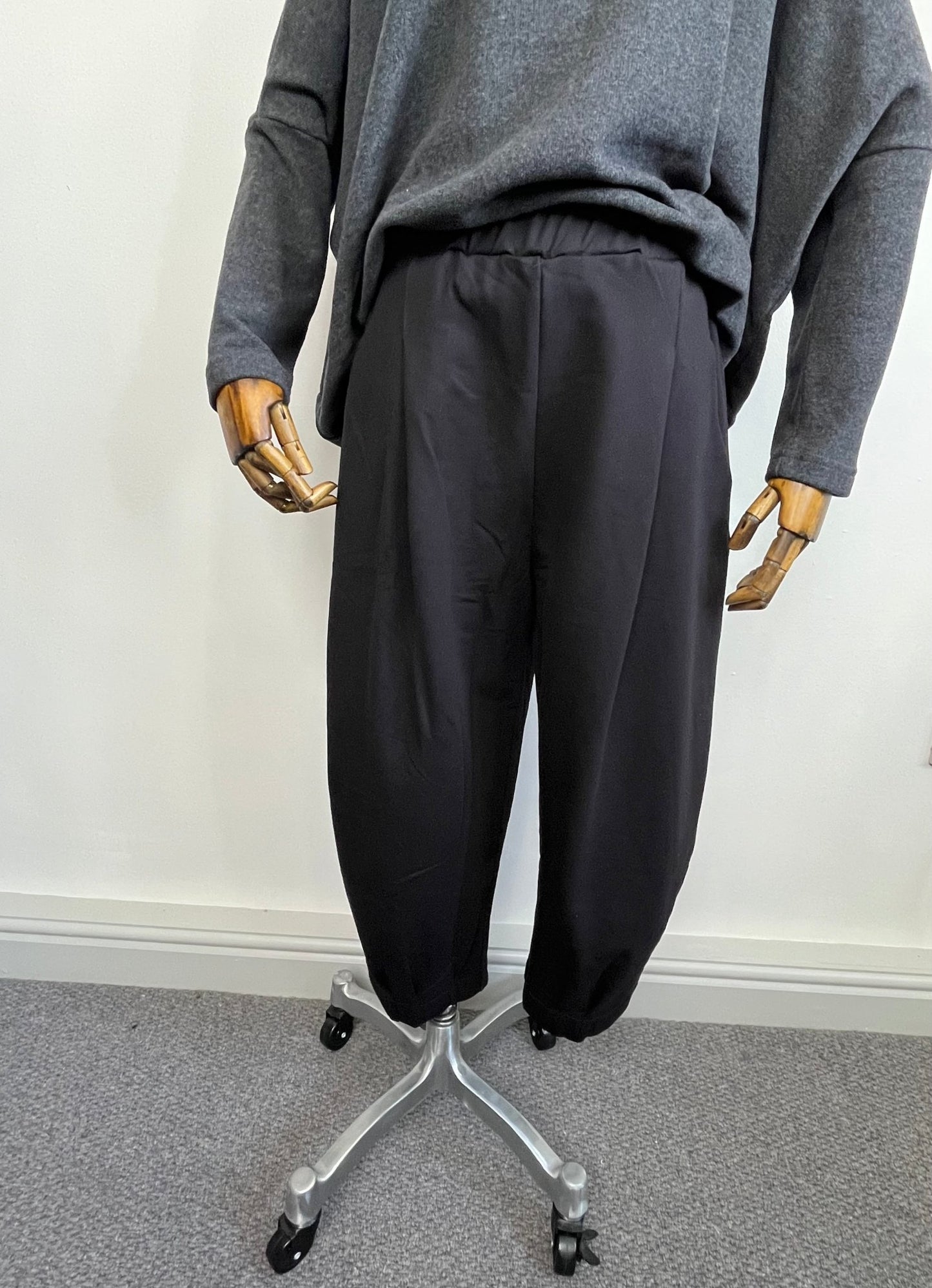 picture of Mama B Bianco F Pants - Nero - Number Two - womens - fashion - clothing - Mama B 2