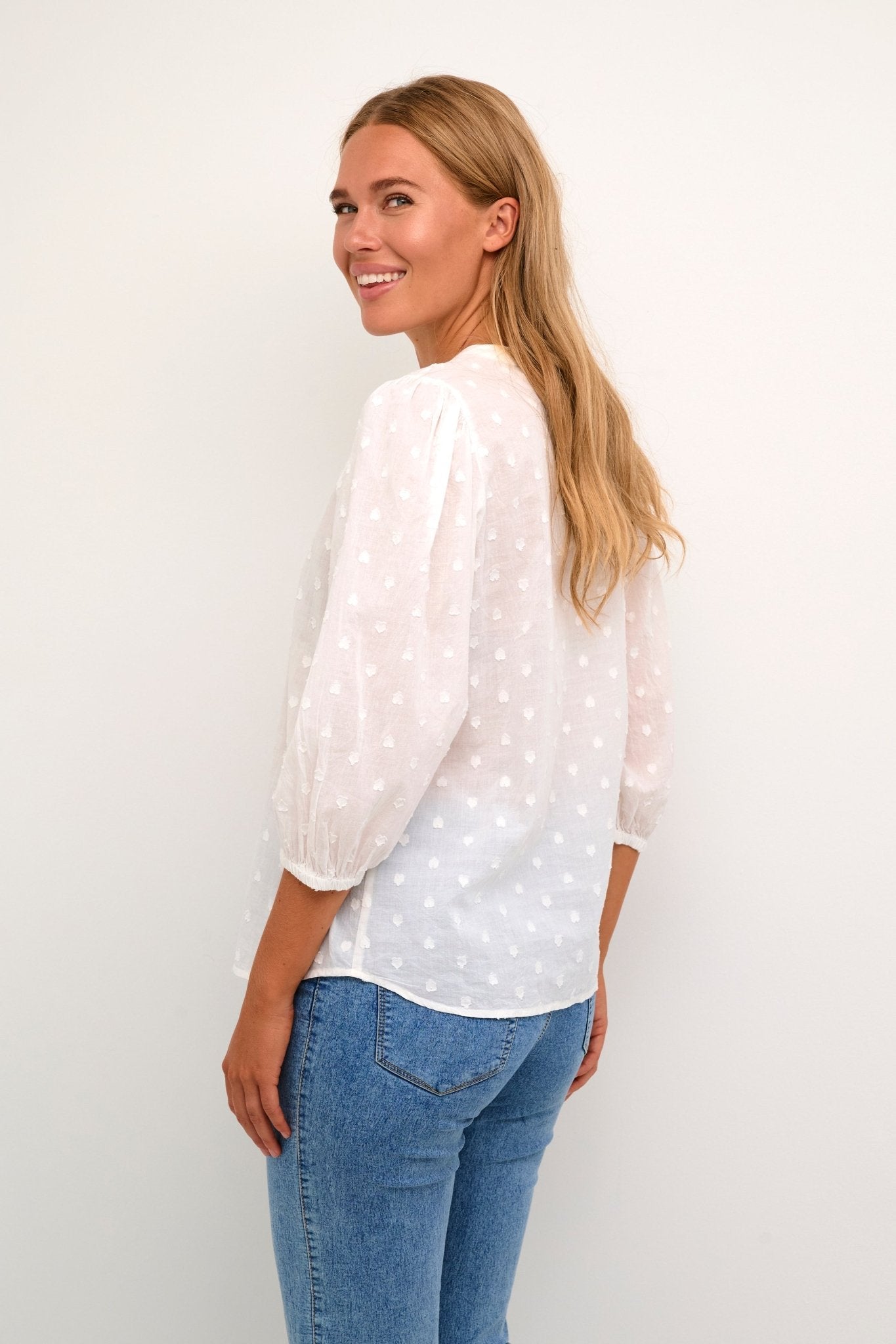 Kaffe Jollia Blouse Chalk