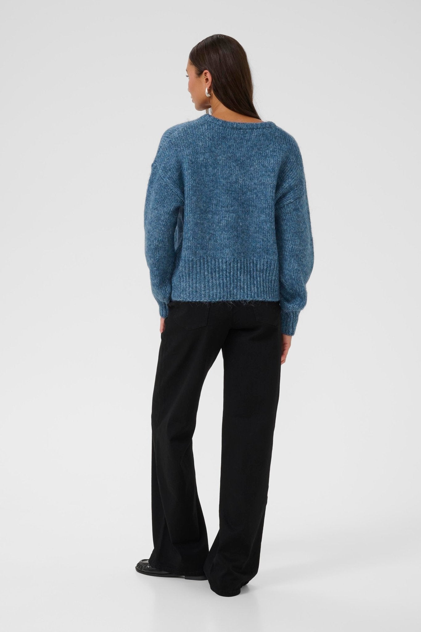 picture of Kaffe KATrina Pullover - Bering Sea Melange - Number Two - womens - fashion - clothing - Kaffe 4