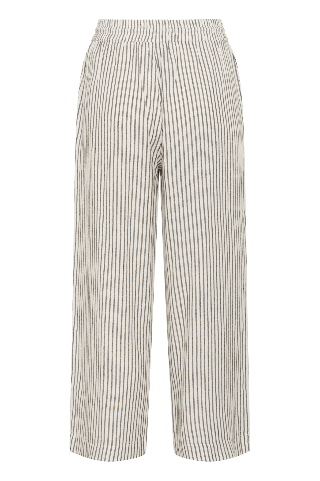picture of Kaffe Milia Pants - Chalk/Black Stripe - Number Two - womens - fashion - clothing - Kaffe 6