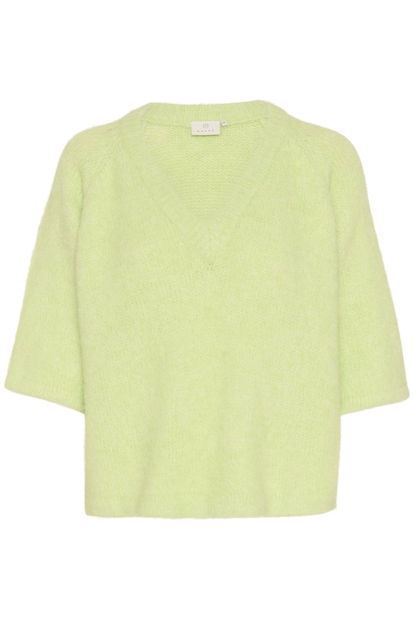 Kaffe Emilie V-neck Pullover Lettuce