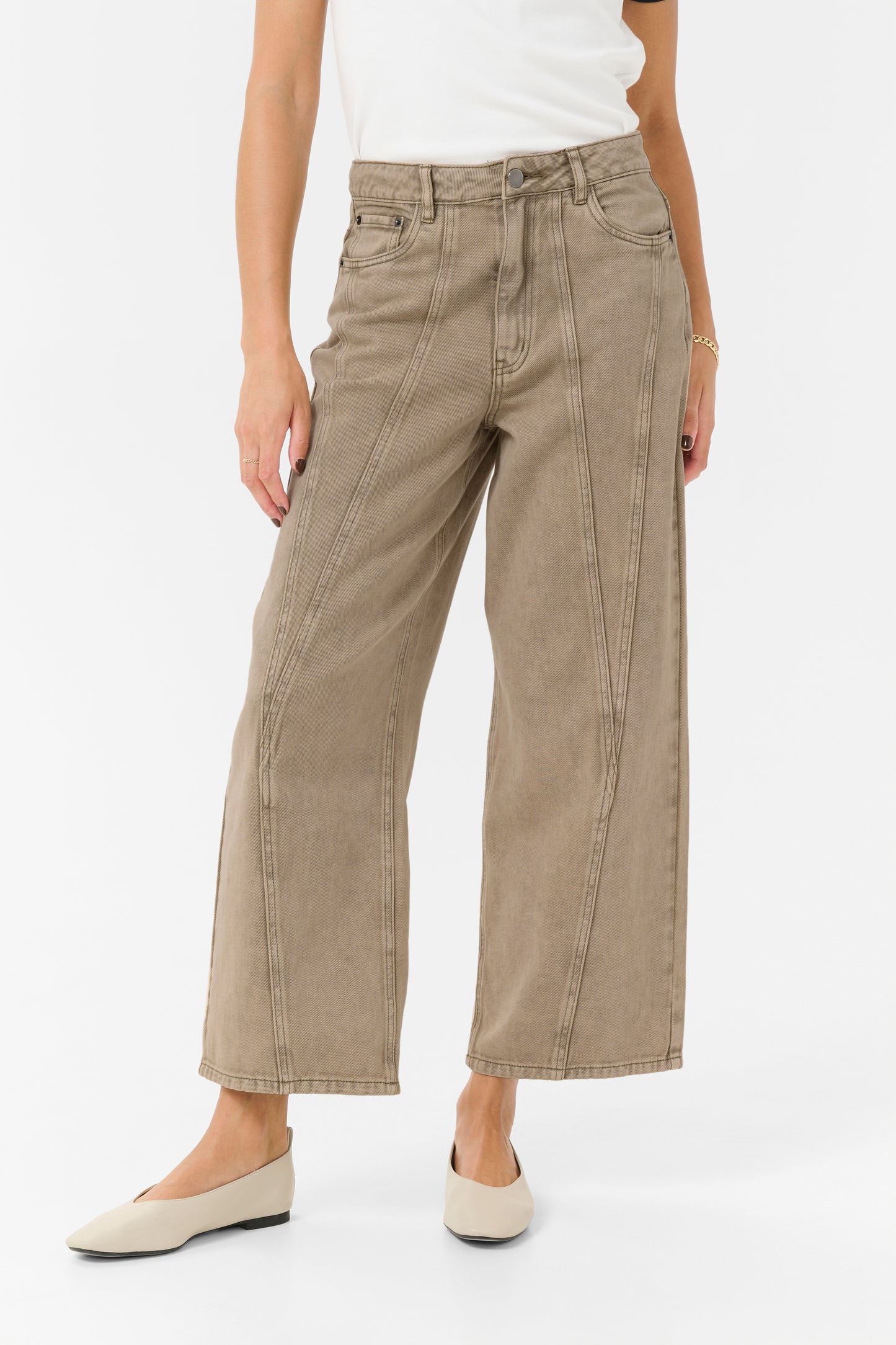 Kaffe KArania High Wasted Jeans Washed