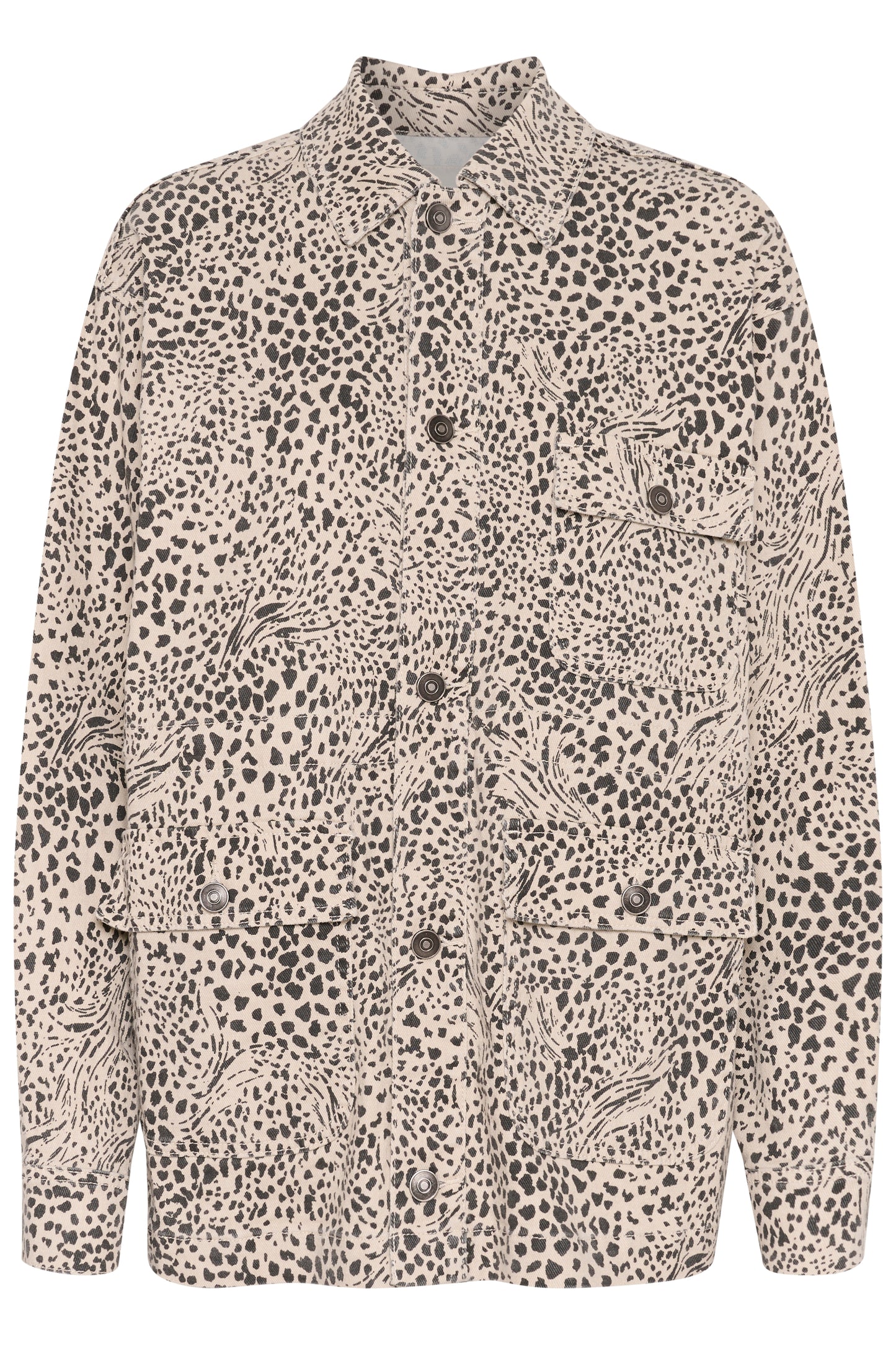 Kaffe KAlisa Jacket Abstract Leopard