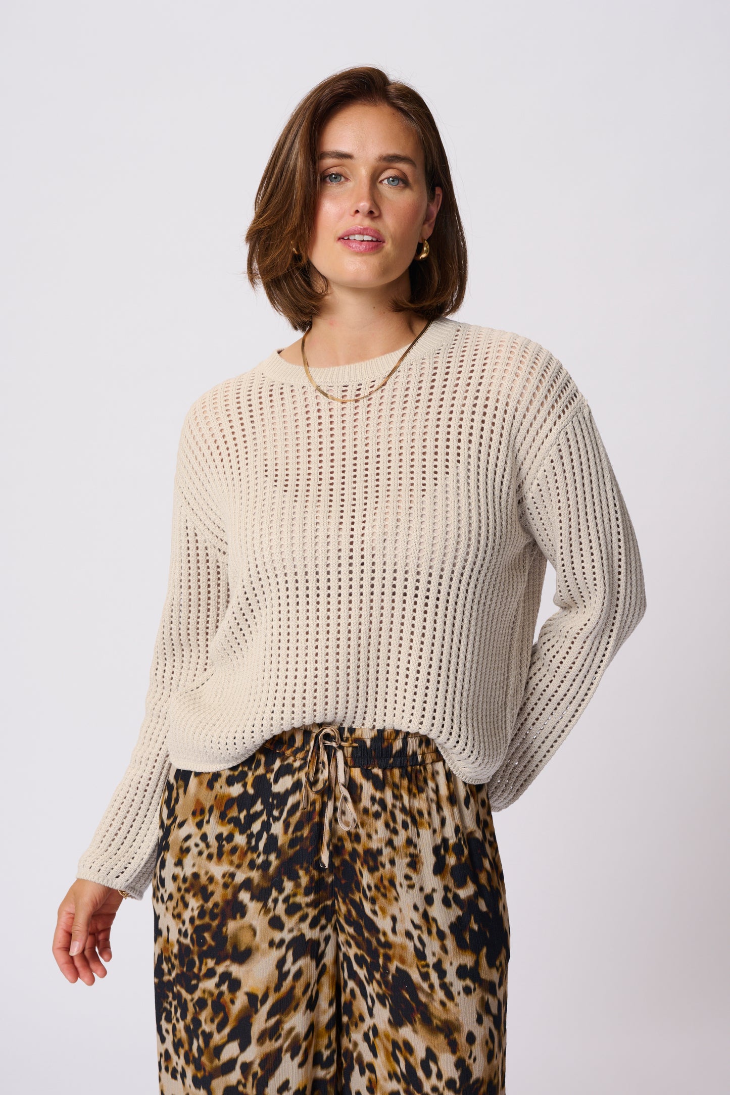 Kaffe KAsolar Pullover Feather Gray