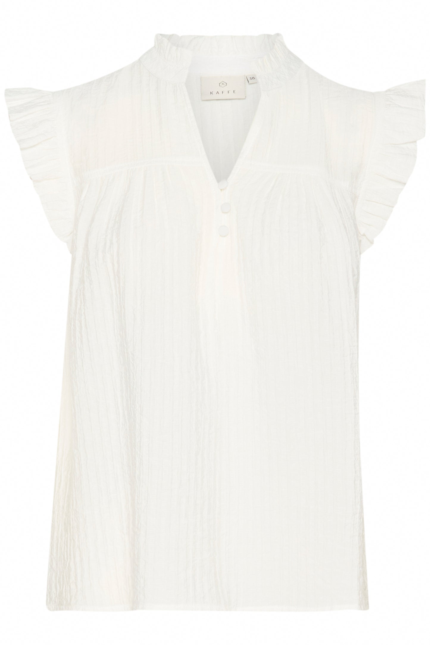 Kaffe KAliany Via Blouse Chalk