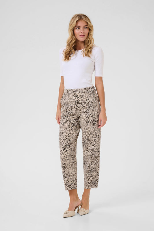 picture of Kaffe KAlisa Cropped Jeans Abstract - Number Two - womens - fashion - clothing - Kaffe 1