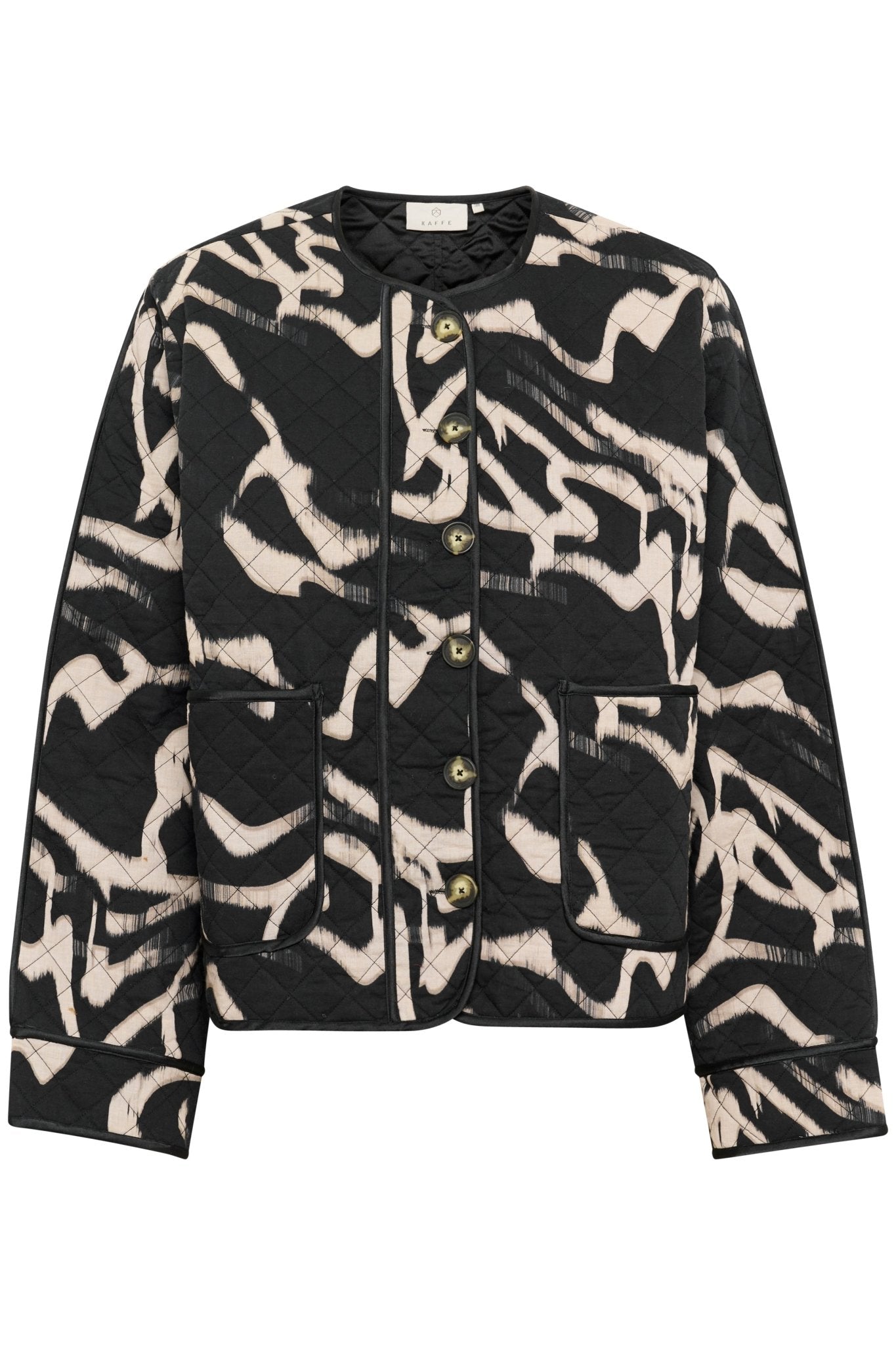 picture of Kaffe KAKayla Jacket Black Nature Organic Line - Number Two - womens - fashion - clothing - Kaffe 5