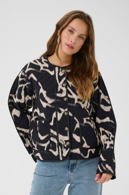 picture of Kaffe KAKayla Jacket Black Nature Organic Line - Number Two - womens - fashion - clothing - Kaffe 1