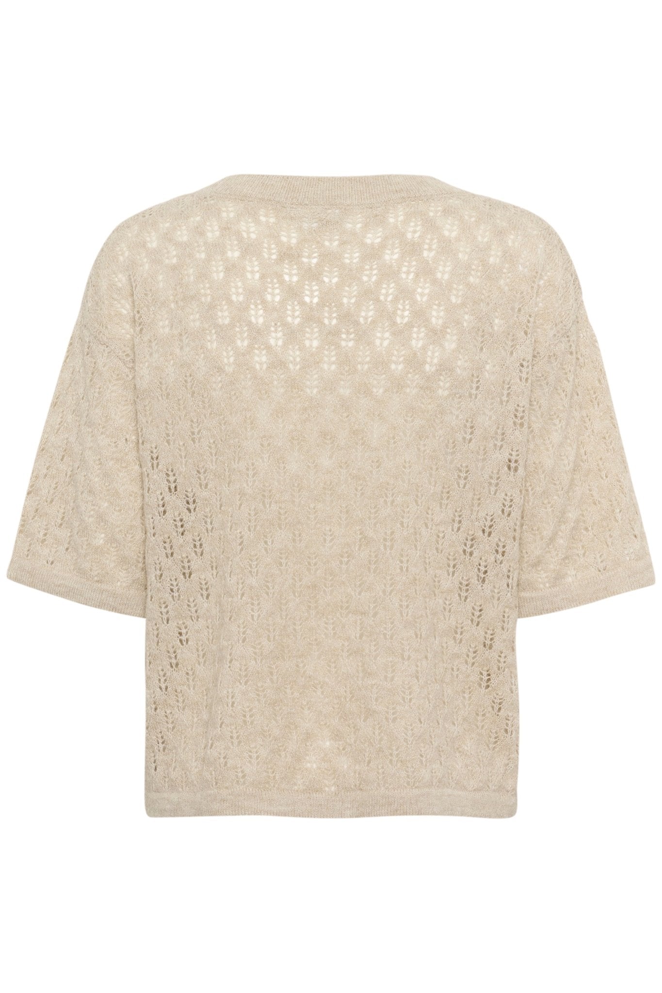 picture of Kaffe KALourine V Neck Pullover Feather Gray Melange - Number Two - womens - fashion - clothing - Kaffe 4