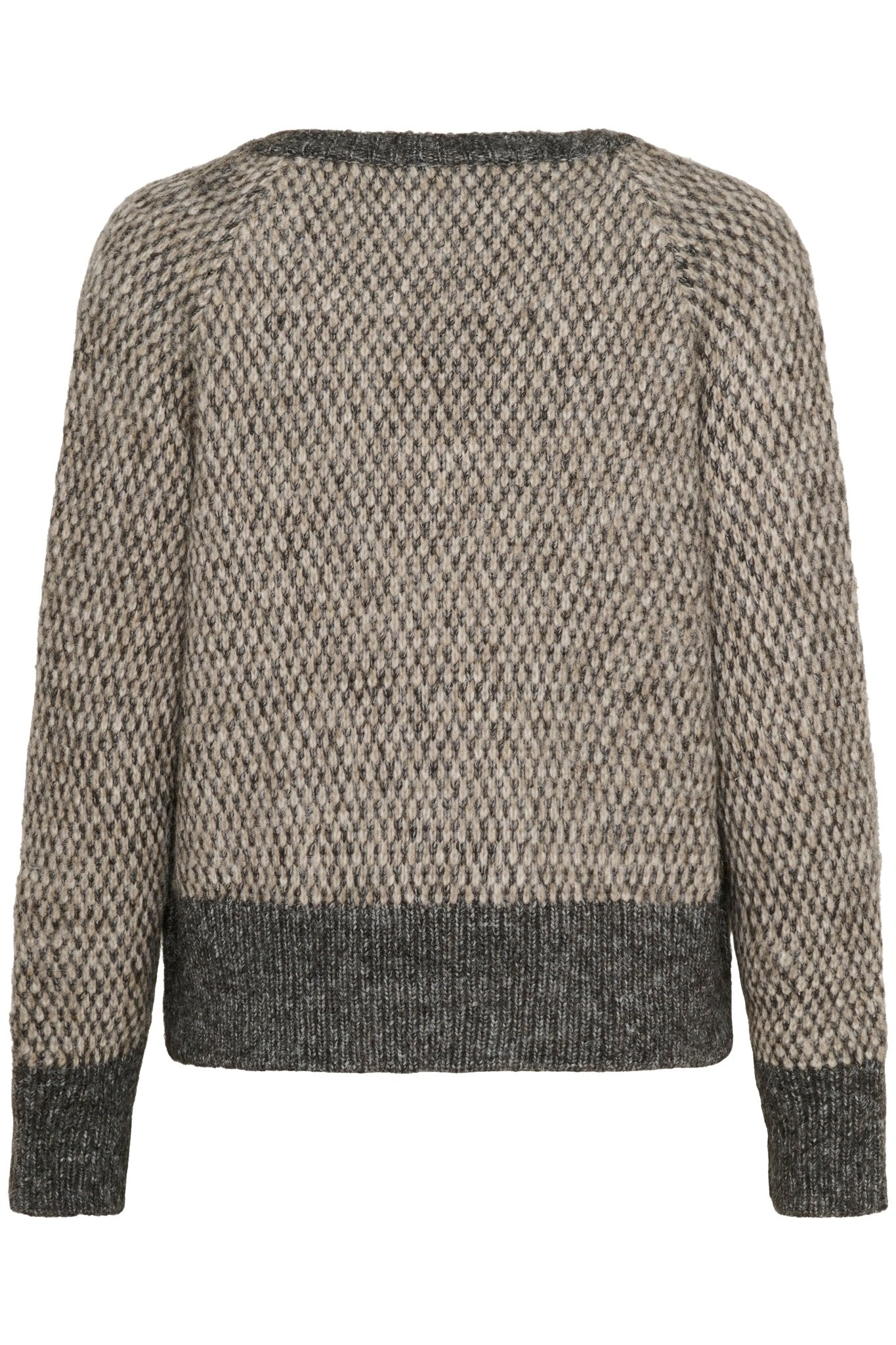 picture of Kaffe KAMelinda Pullover - Dark Grey/Feather Gray Melange - Number Two - womens - fashion - clothing - Kaffe 6