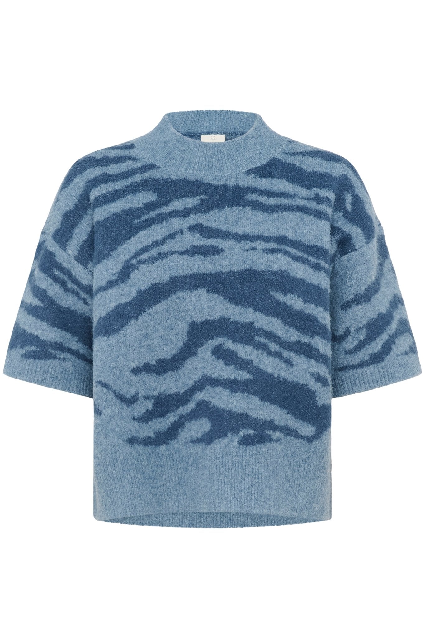 picture of Kaffe KASandra Pullover - Windward Blue/Bering Sea Melange - Number Two - womens - fashion - clothing - Kaffe 5