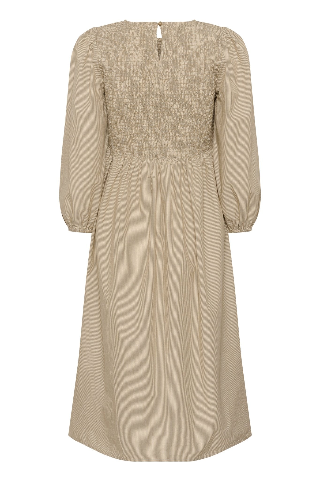 picture of Kaffe Mona Smock Dress - Chalk Oak Stripe - Number Two - womens - fashion - clothing - Kaffe 6