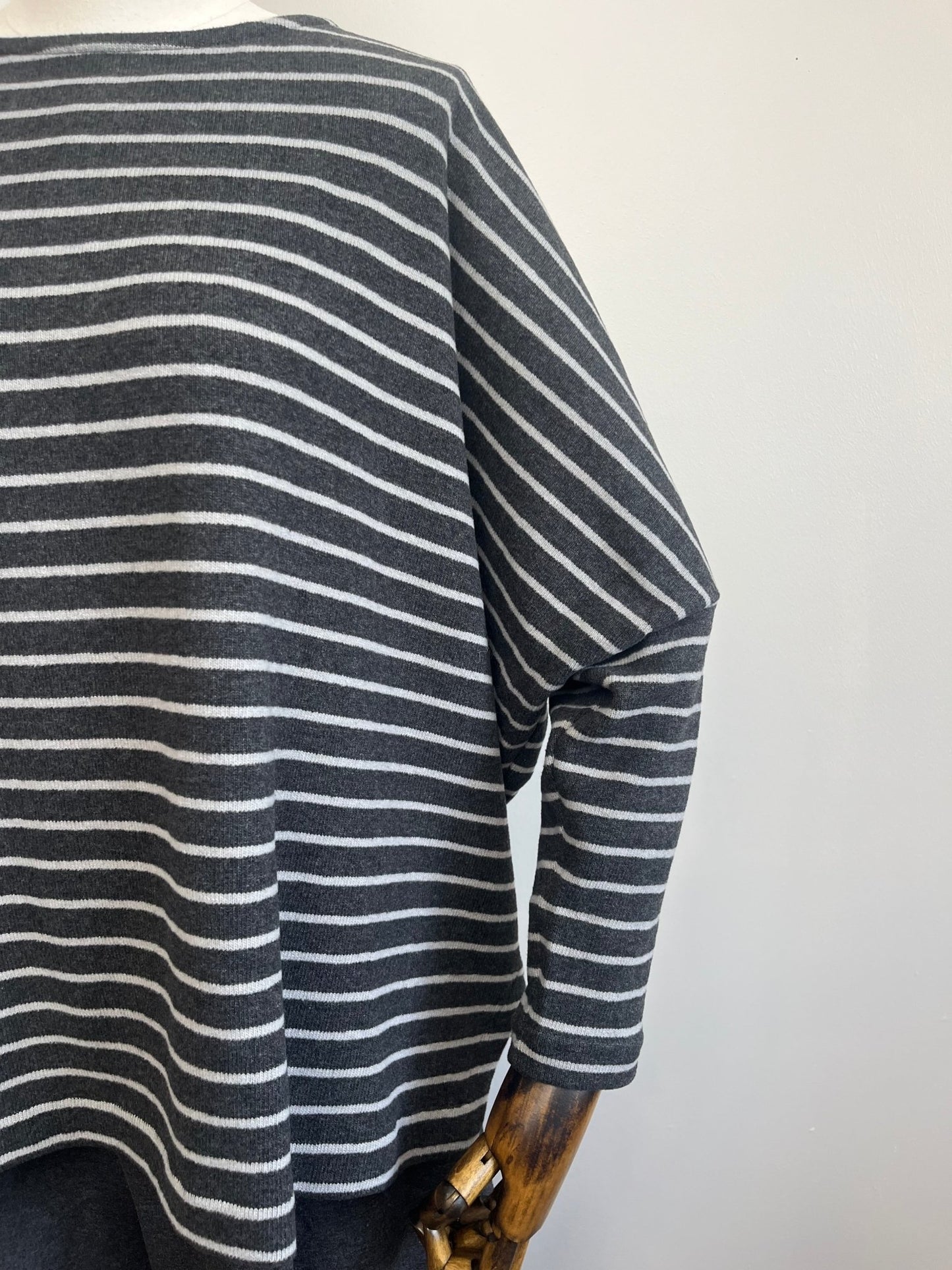 picture of Mama B Martis Jumper - Anthracite Stripe - Number Two - womens - fashion - clothing - Mama B 2