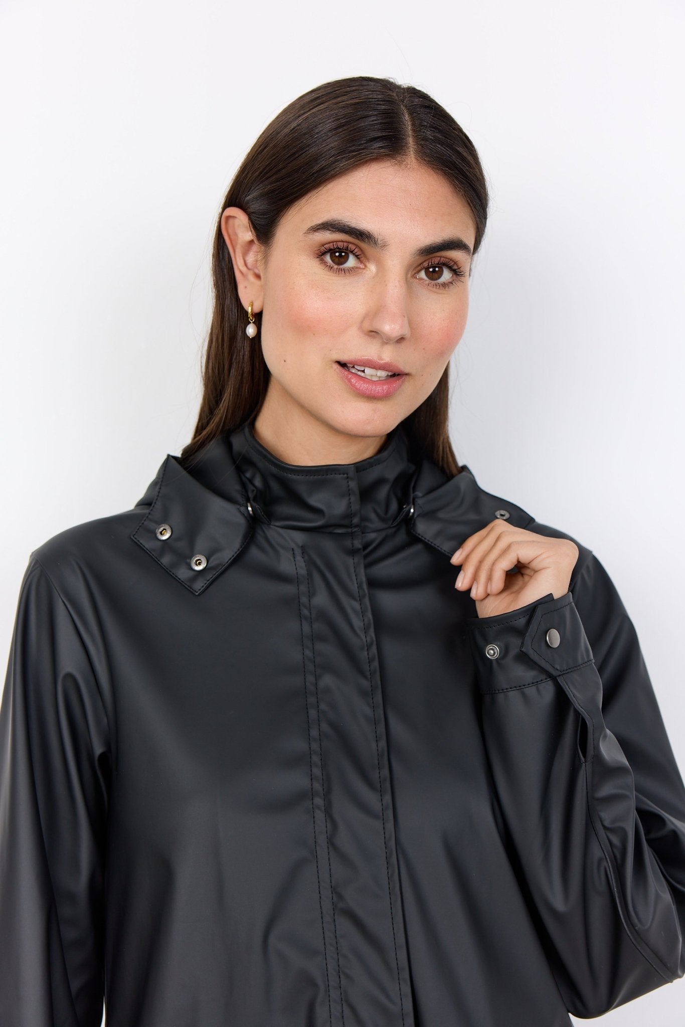 picture of SoyaConcept Alexa 1 Raincoat - Black - Number Two - womens - fashion - clothing - SoyaConcept 4