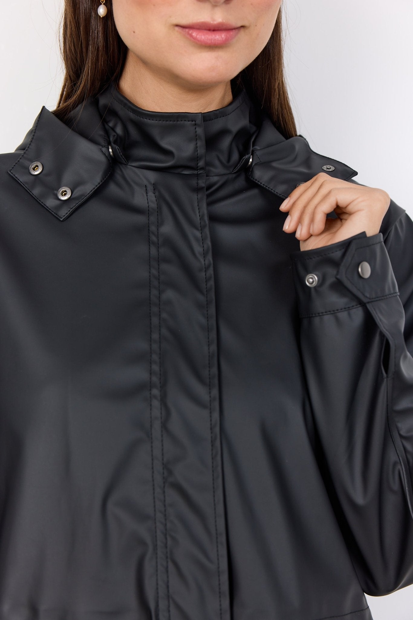 picture of SoyaConcept Alexa 1 Raincoat - Black - Number Two - womens - fashion - clothing - SoyaConcept 5