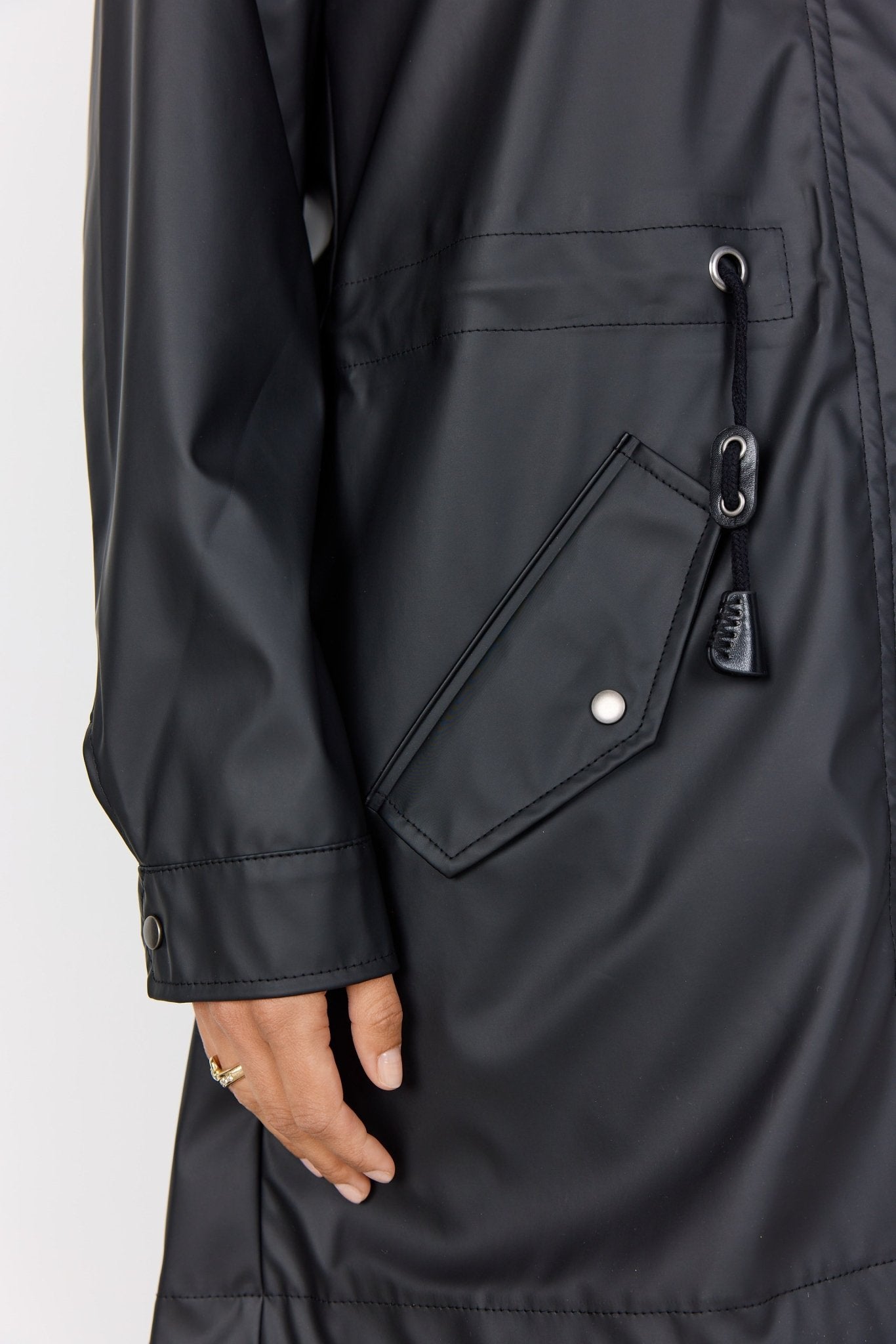 picture of SoyaConcept Alexa 1 Raincoat - Black - Number Two - womens - fashion - clothing - SoyaConcept 6