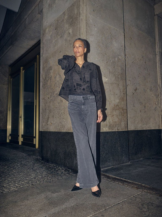 picture of Mos Mosh Colette Deluxe Jean - Grey Denim - Number Two - womens - fashion - clothing - Mos Mosh 1