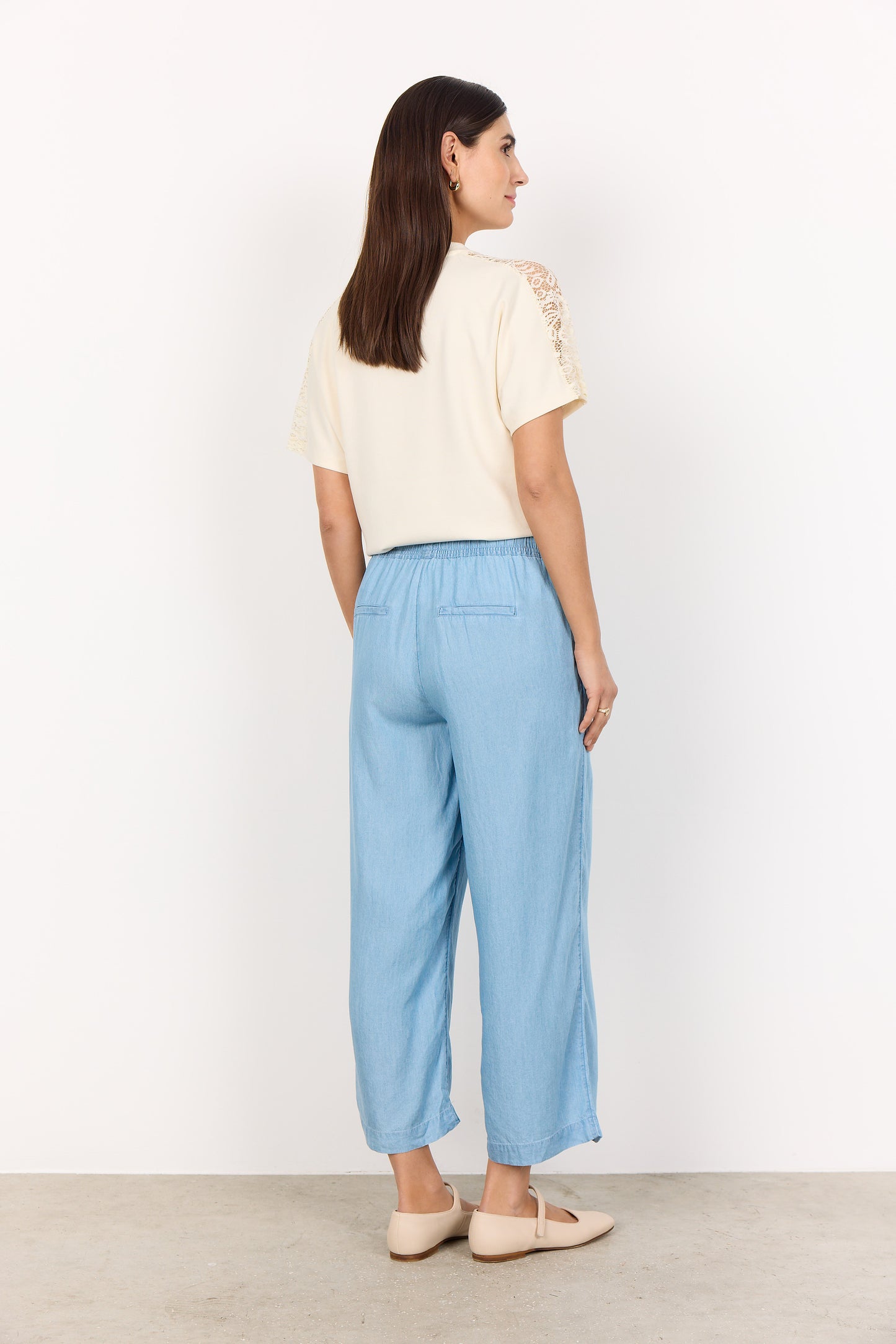 SoyaConcept LIV 25 Cropped Trouser Light Blue