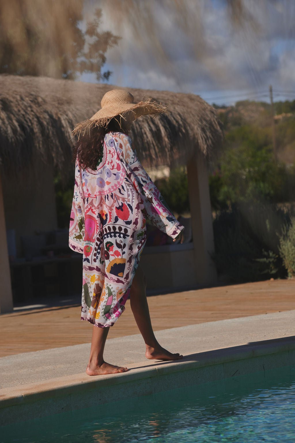 picture of One Hundred Stars GRANDE Kimono Susani Pink - Number Two - womens - fashion - ethical - clothing - One Hundred