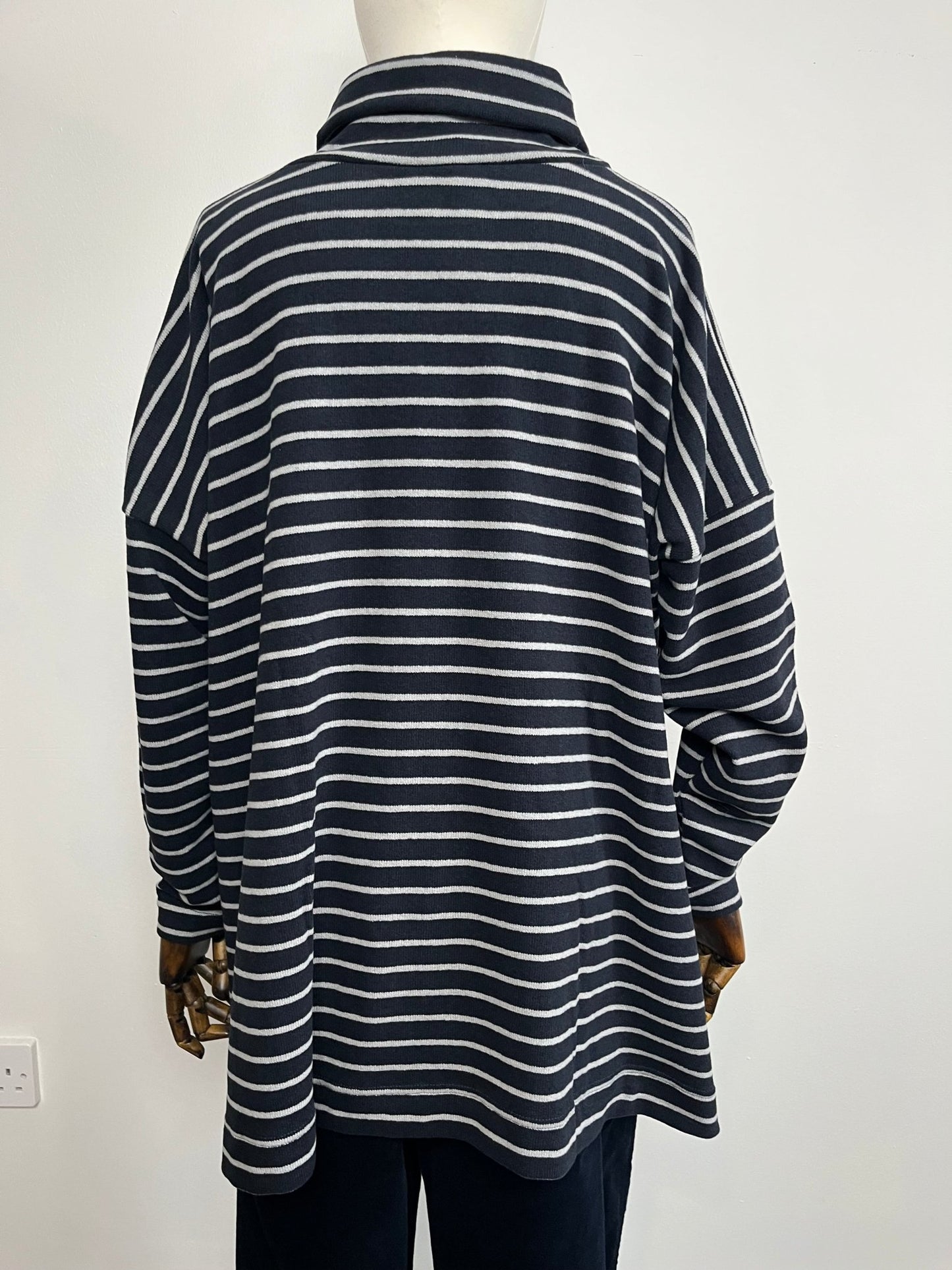 picture of Mama B Zita Jumper - Notte Stripe - Number Two - womens - fashion - clothing - Mama B 5