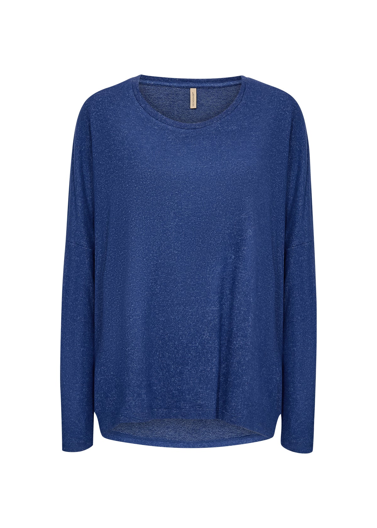 picture of SoyaConcept BIARA 1 Long Sleeve T Blouse - Dark Blue Melange - Number Two - womens - fashion - ethical - clothing