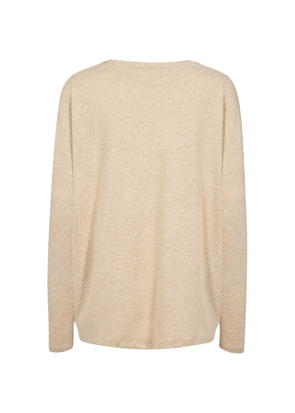 picture of SoyaConcept BIARA 1 Long Sleeve Top - Sand Melange - Number Two - womens - fashion - ethical - clothing - Soya