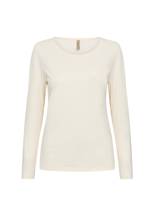 picture of SoyaConcept PYLLE 2 T-shirt - Cream - Number Two - womens - fashion - clothing - SoyaConcept 1
