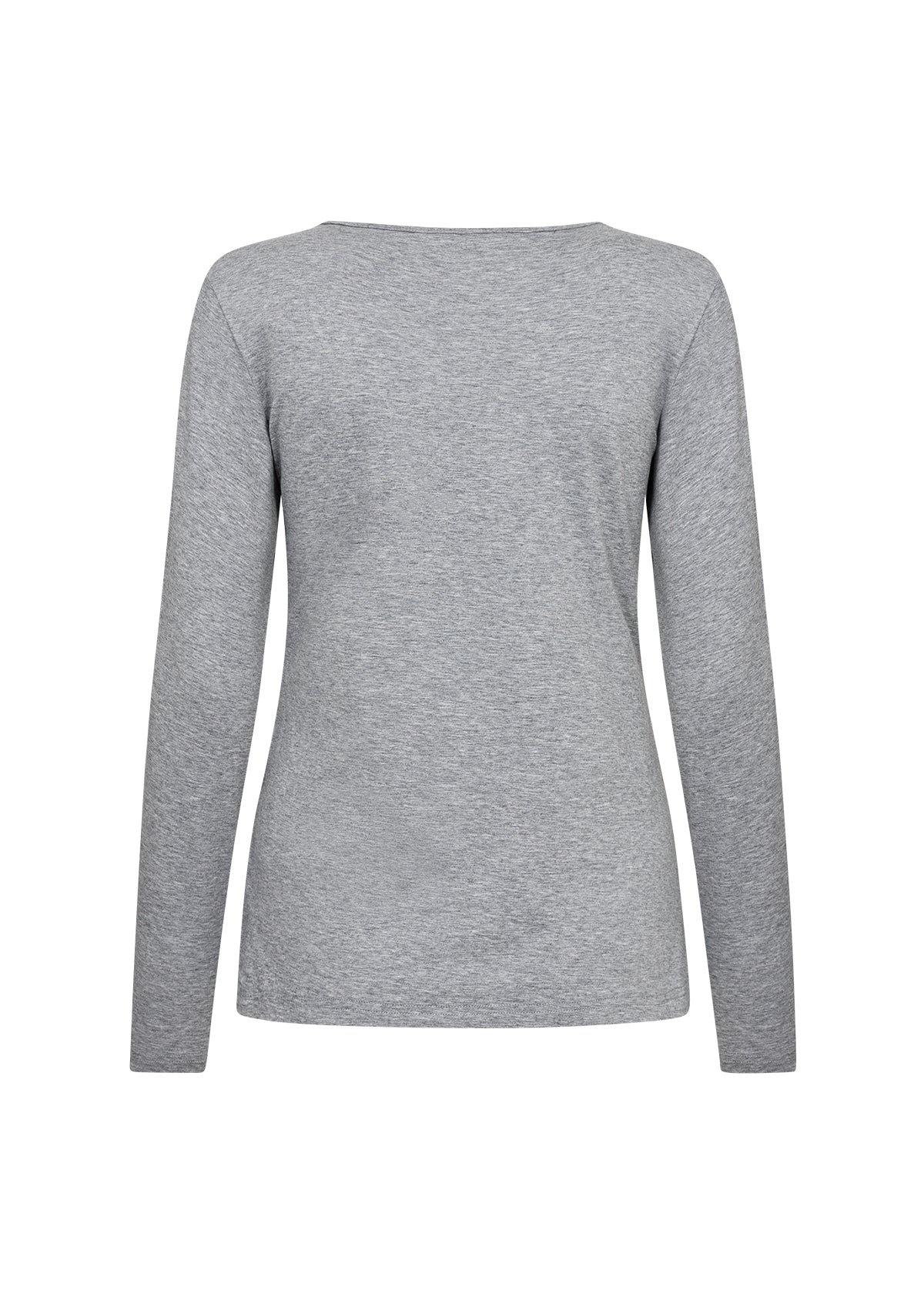 picture of SoyaConcept PYLLE 2 T-shirt - Medium Grey Melange - Number Two - womens - fashion - ethical - clothing - Soya