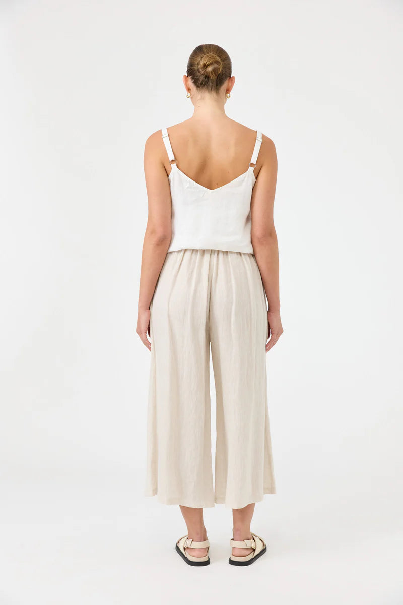 Eb & Ive Studio Crop Pant - Tusk