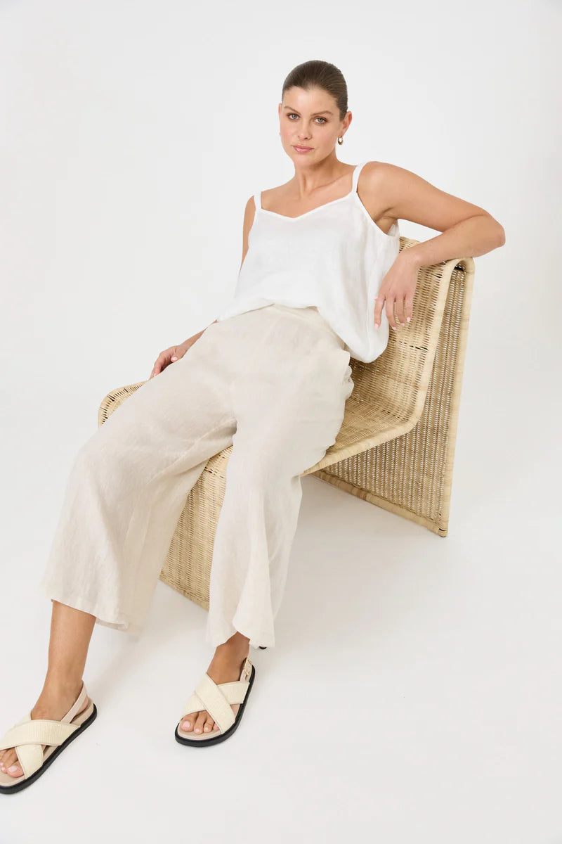 Eb & Ive Studio Crop Pant - Tusk