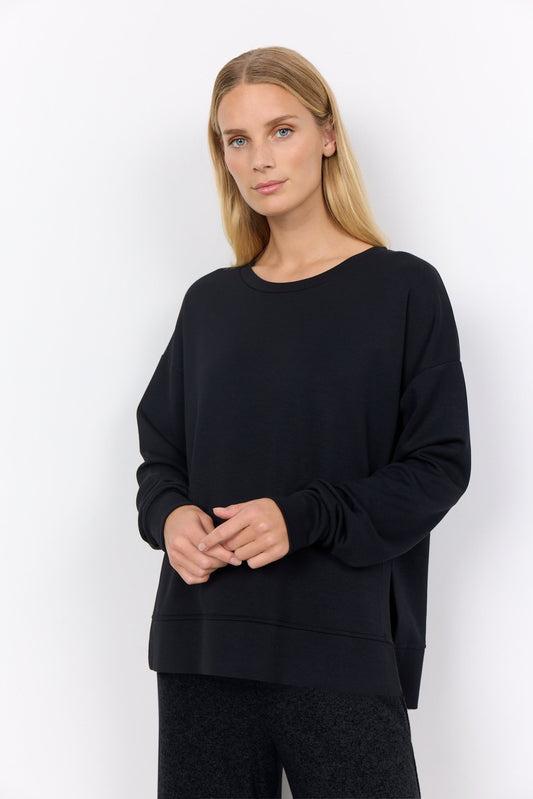 picture of SoyaConcept BANU 164 Sweatshirt - Black - Number Two - womens - fashion - clothing - SoyaConcept 1