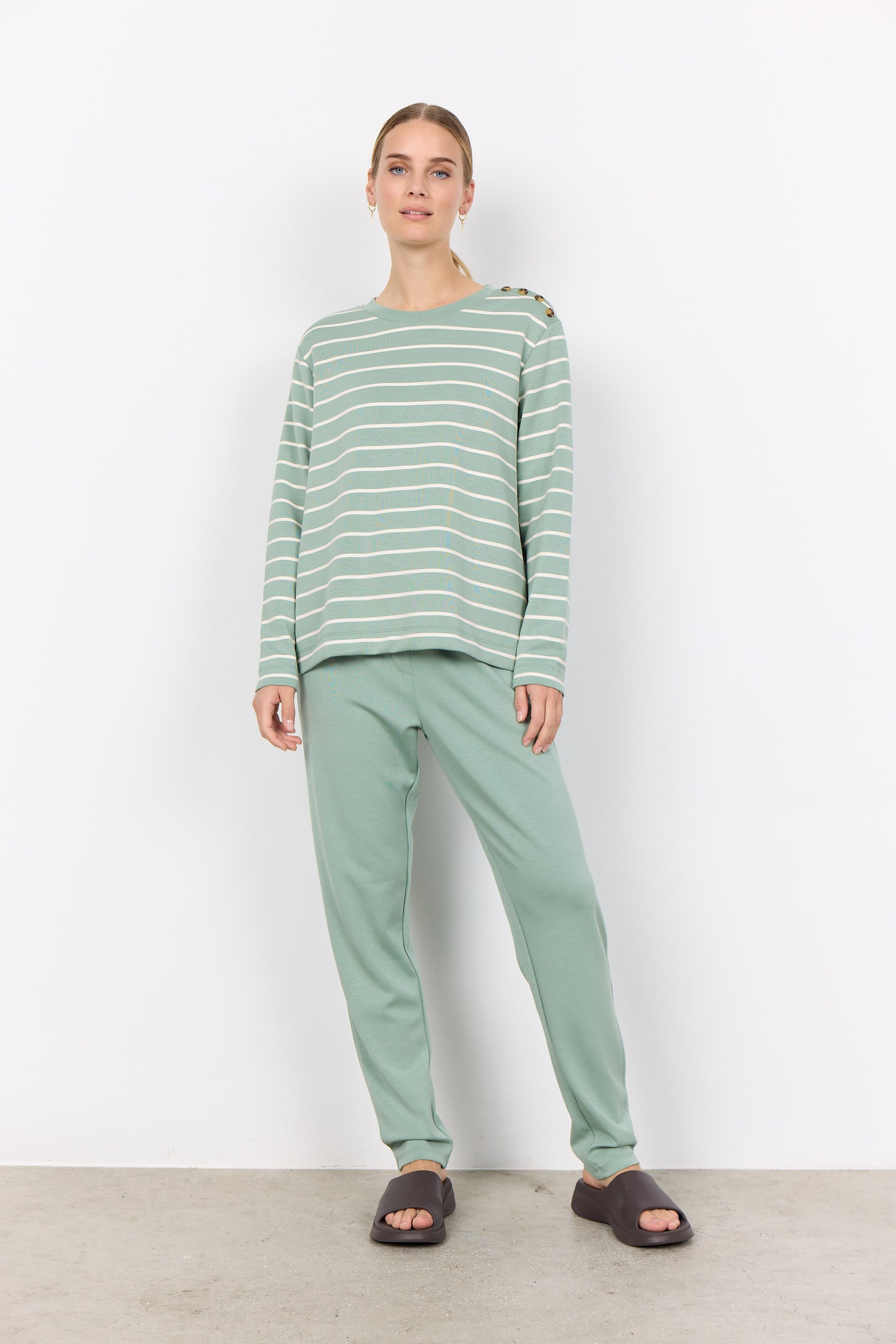 SoyaConcept BARNI 26 Sweatshirt Mineral Green
