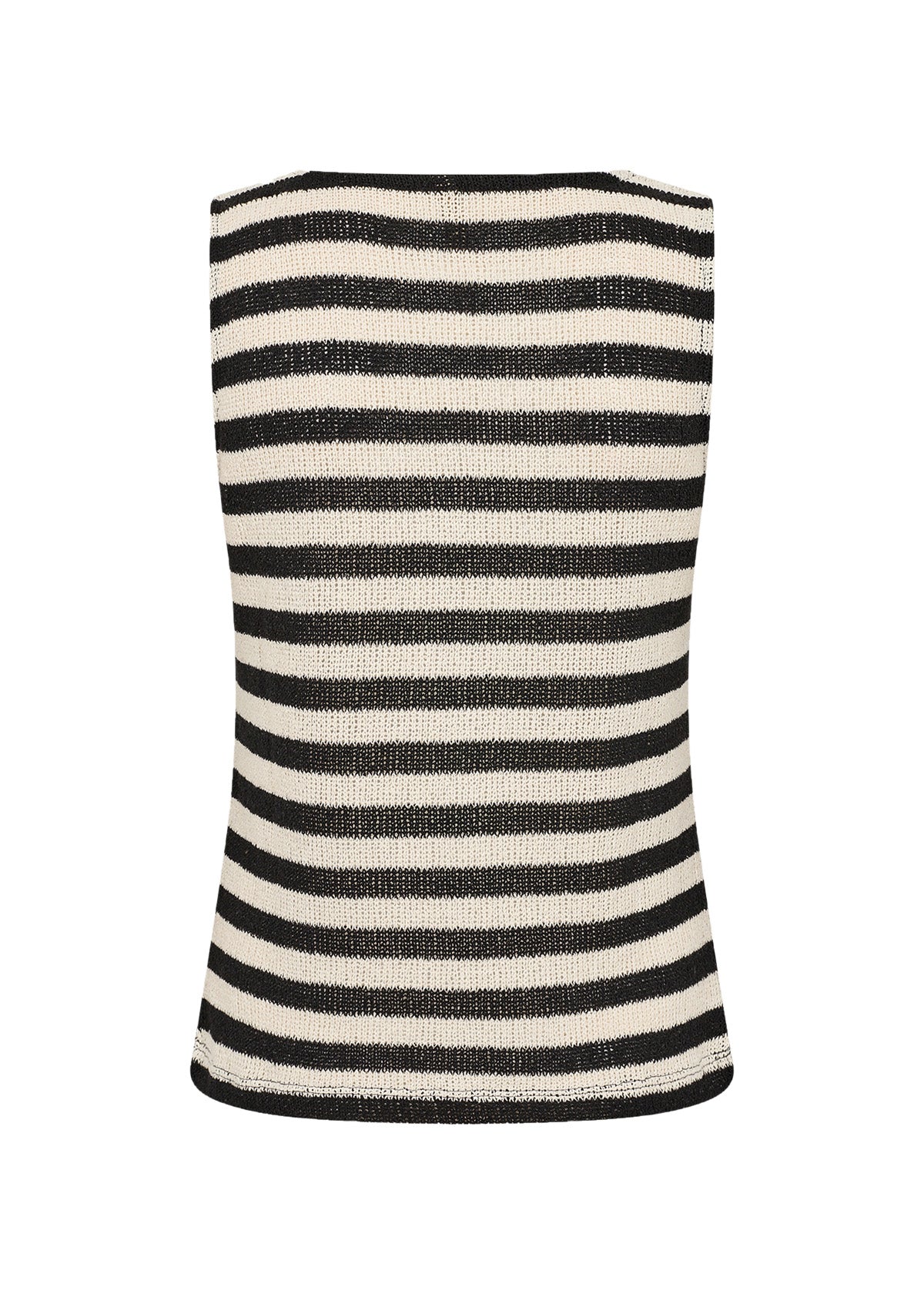 SoyaConcept ROSENNA 1 Knit Vest Black Stripe