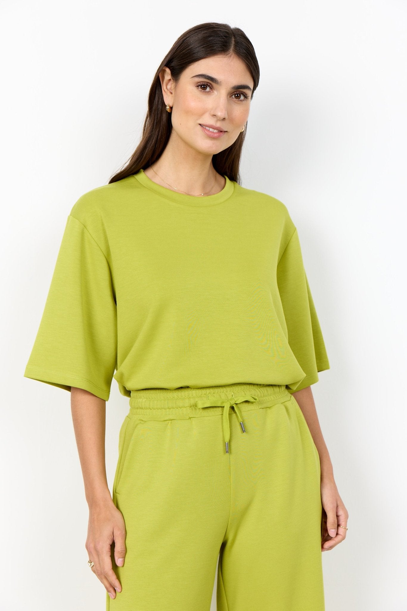 picture of SoyaConcept BANU 288 Sweatshirt - Lime Green - Number Two - womens - fashion - clothing - SoyaConcept 3