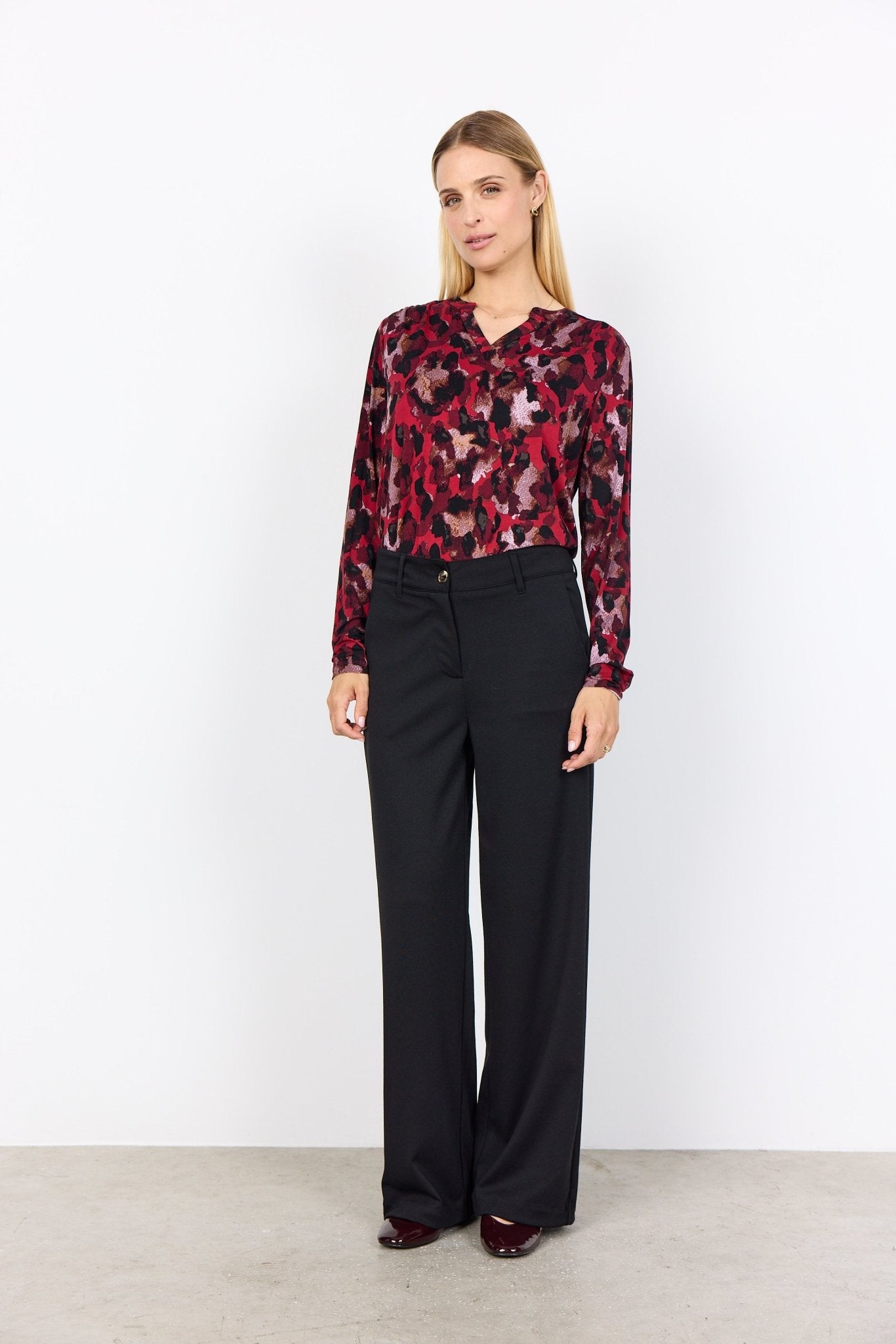 picture of SoyaConcept MARCIA 341 Top - Red - Number Two - womens - fashion - clothing - SoyaConcept 2