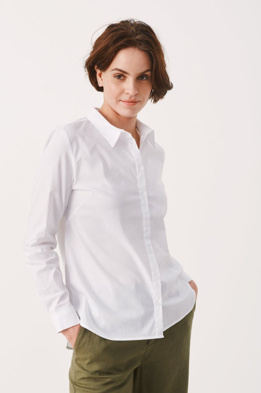 picture of Part Two BiminiPW Shirt Bright White - Number Two - womens - fashion - clothing - Part Two 1