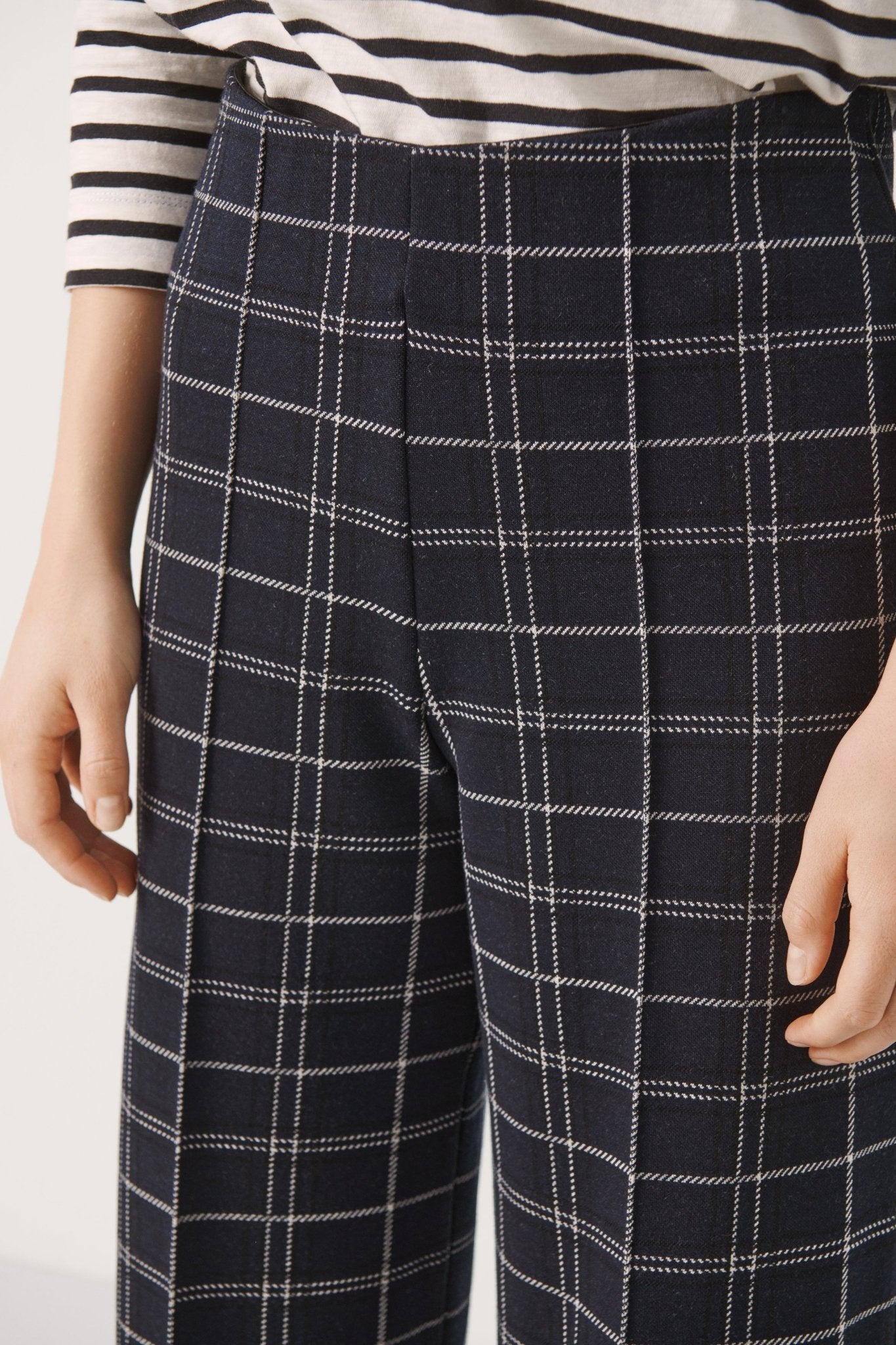 picture of Part Two Ilisan Trouser - Night Sky Check - Number Two - womens - fashion - clothing - Part Two 2