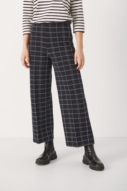 picture of Part Two Ilisan Trouser - Night Sky Check - Number Two - womens - fashion - clothing - Part Two 1