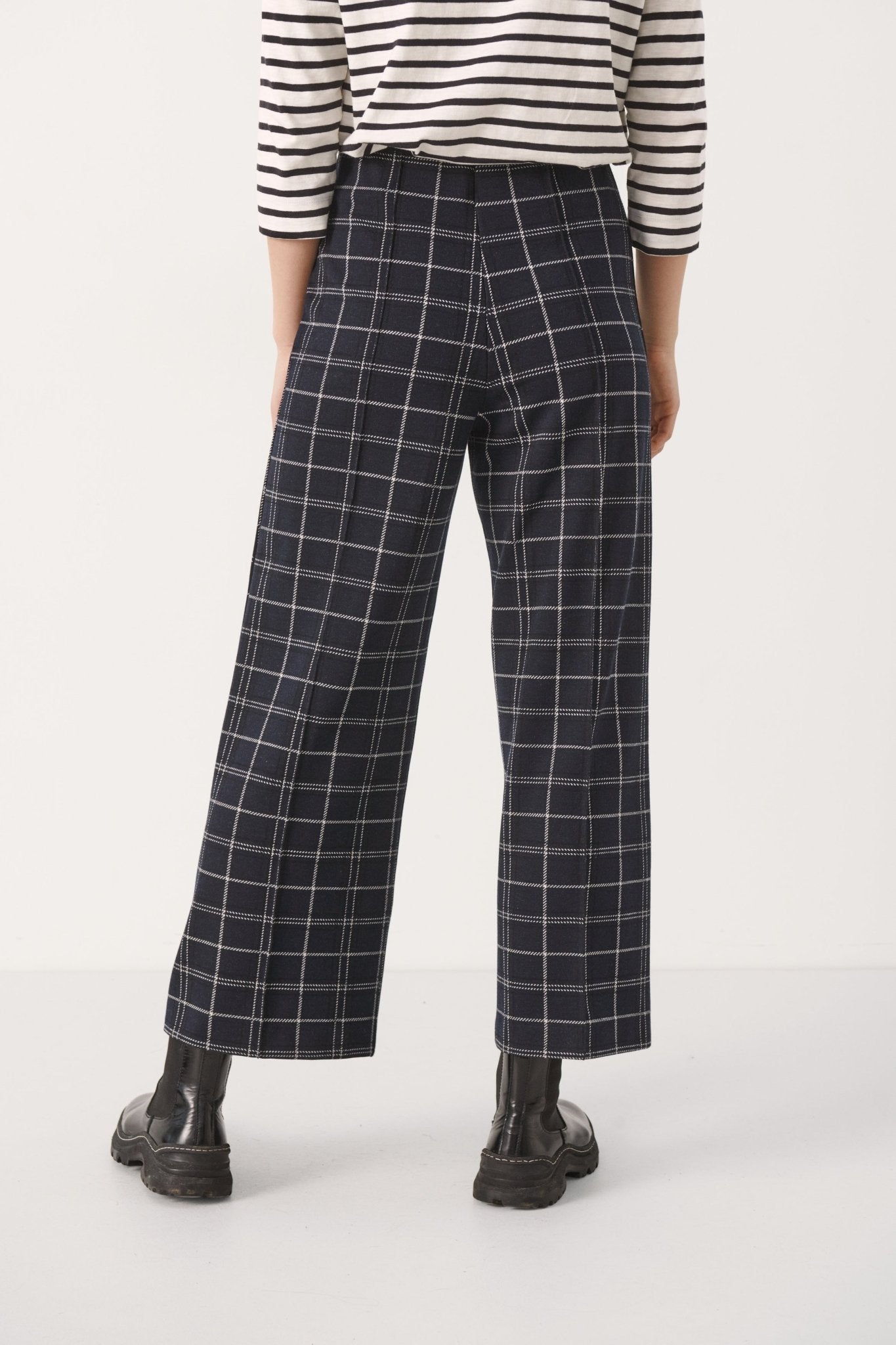 picture of Part Two Ilisan Trouser - Night Sky Check - Number Two - womens - fashion - clothing - Part Two 3