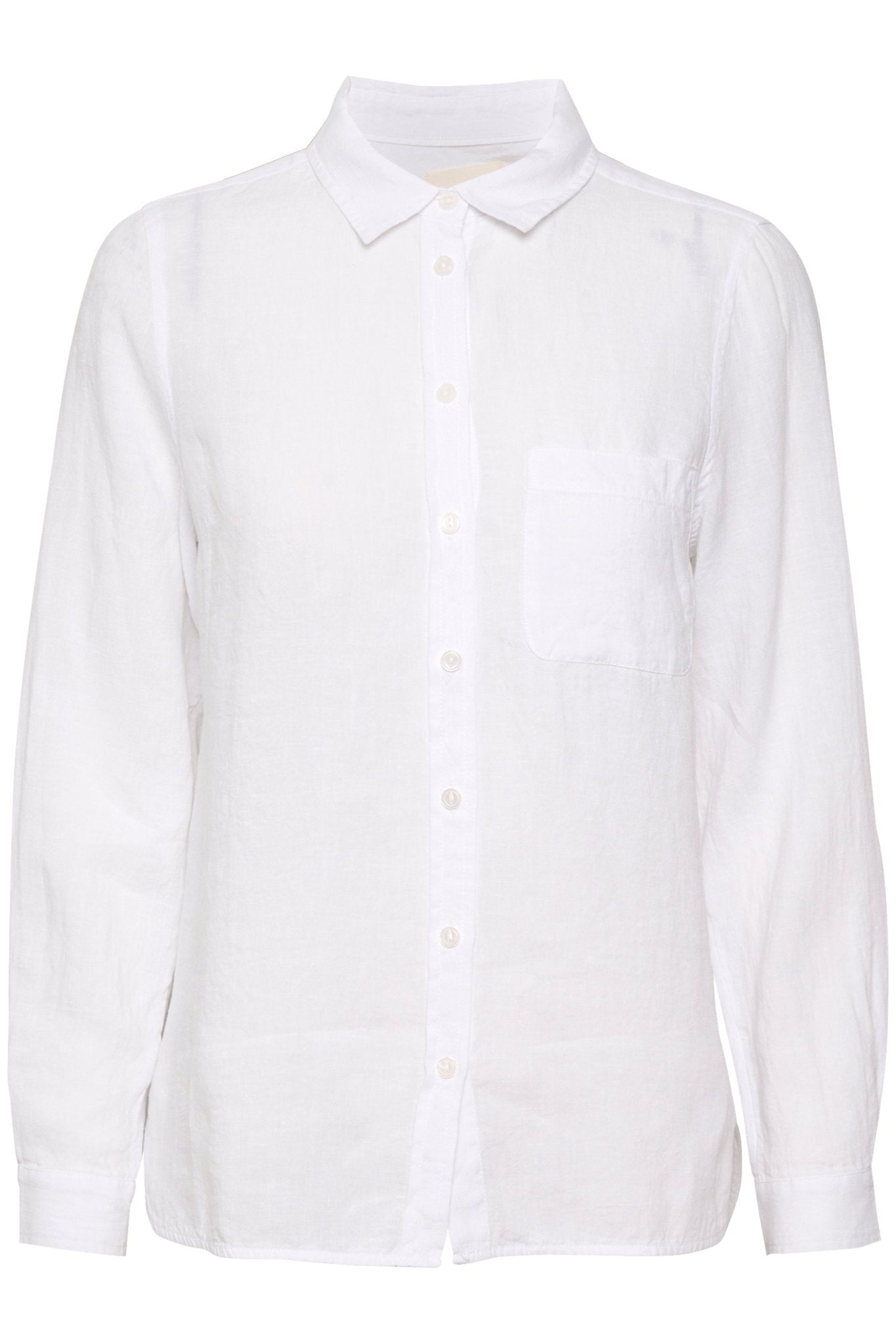 picture of Part Two KivasPW Linen Shirt Bright White - Number Two - womens - fashion - clothing - Part Two 6