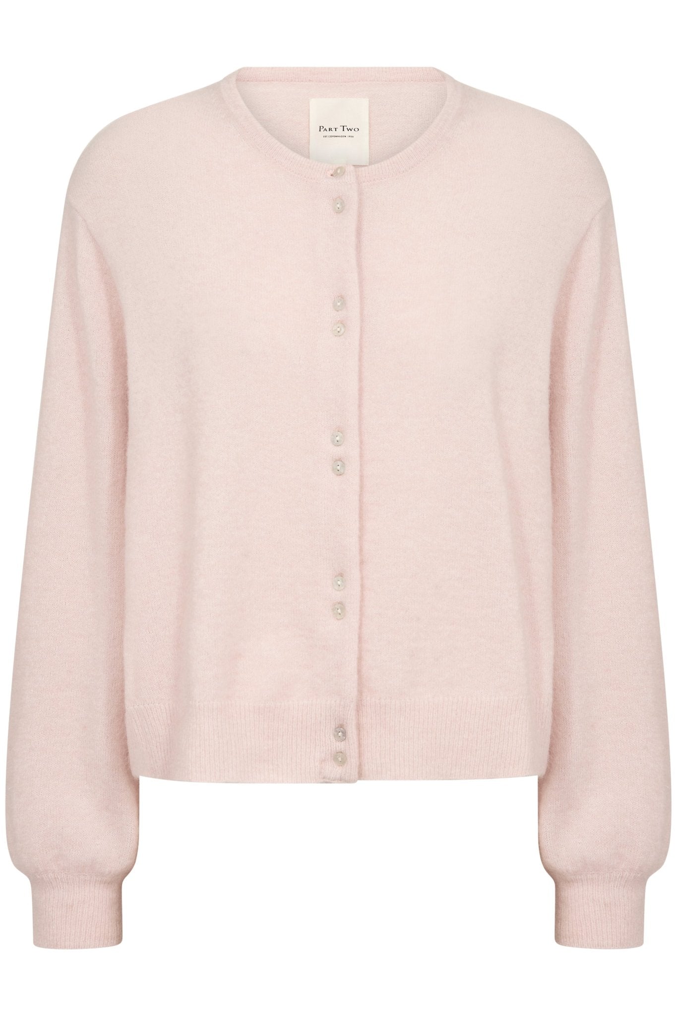 Part Two NinellPW Cardigan Mauve Chalk