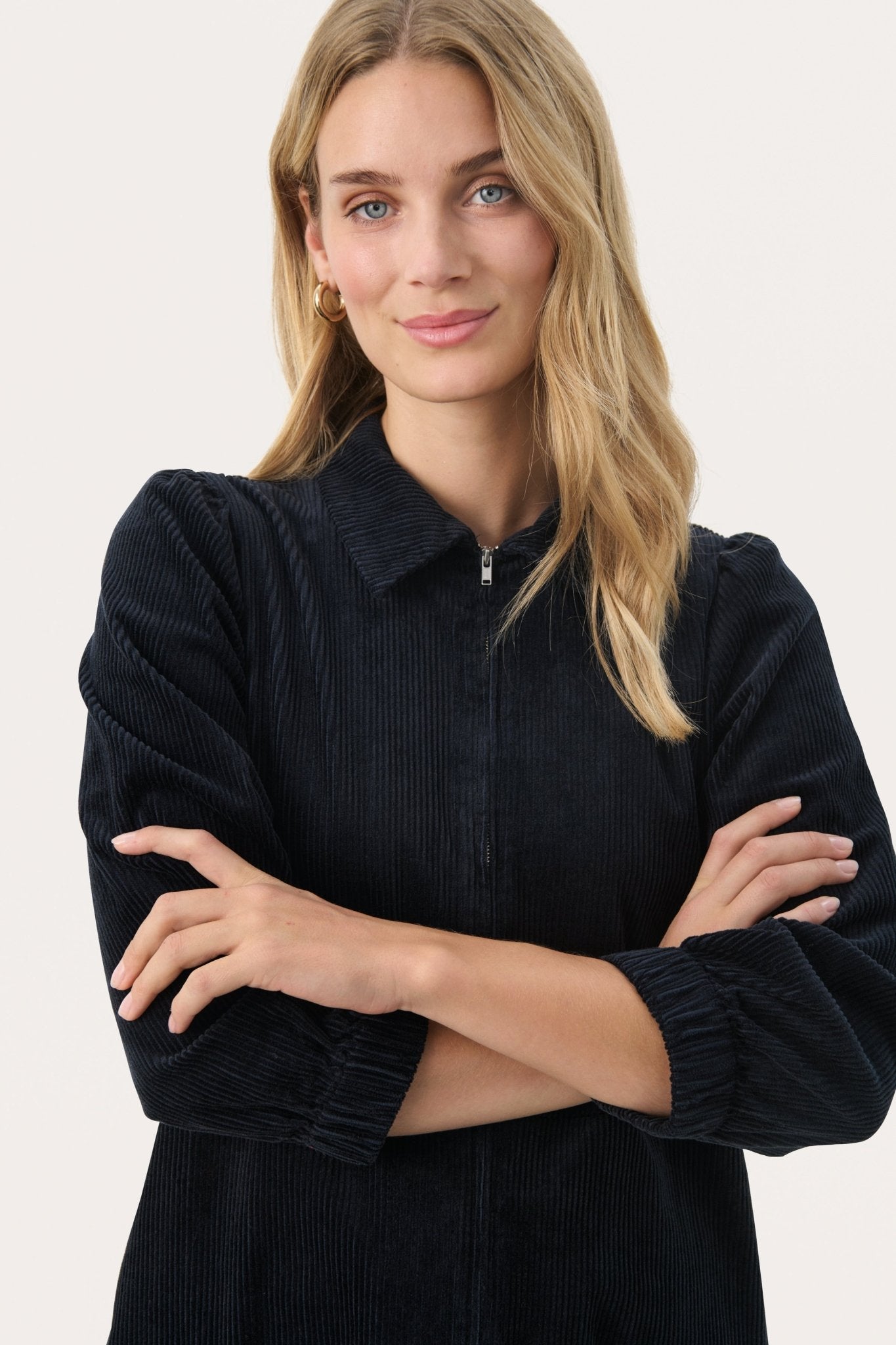 picture of Part Two Eyvors Dress - Dark Navy - Number Two - womens - fashion - clothing - Part Two 2