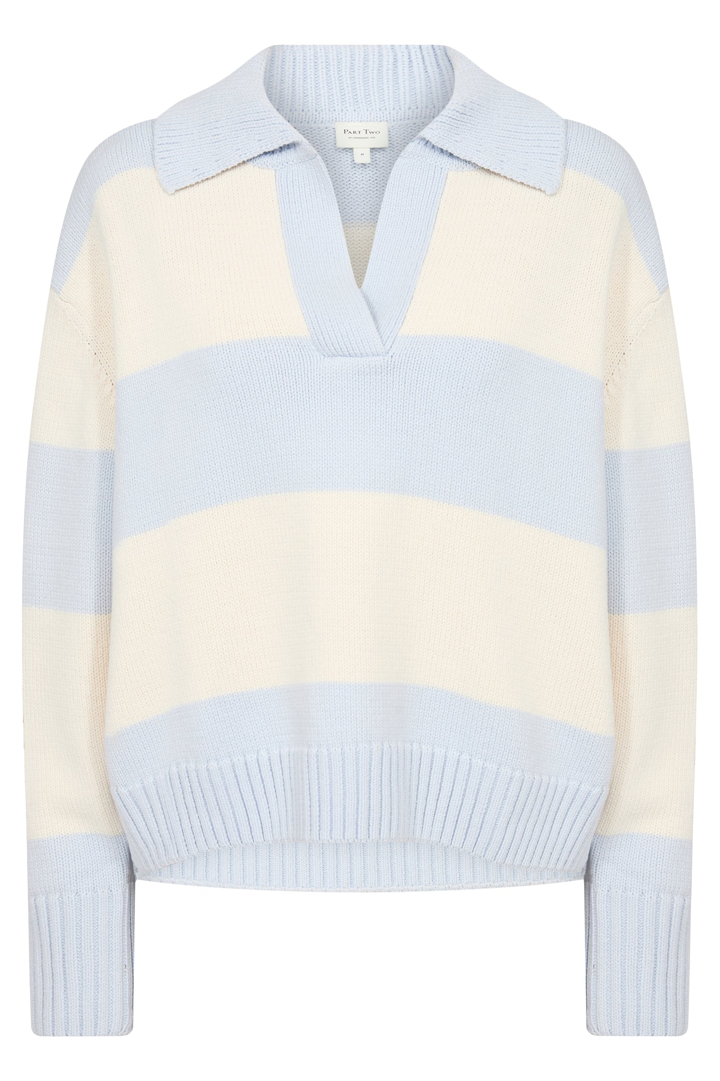 Part Two ElindaPW Knitted Sweater Heather Bold Stripe