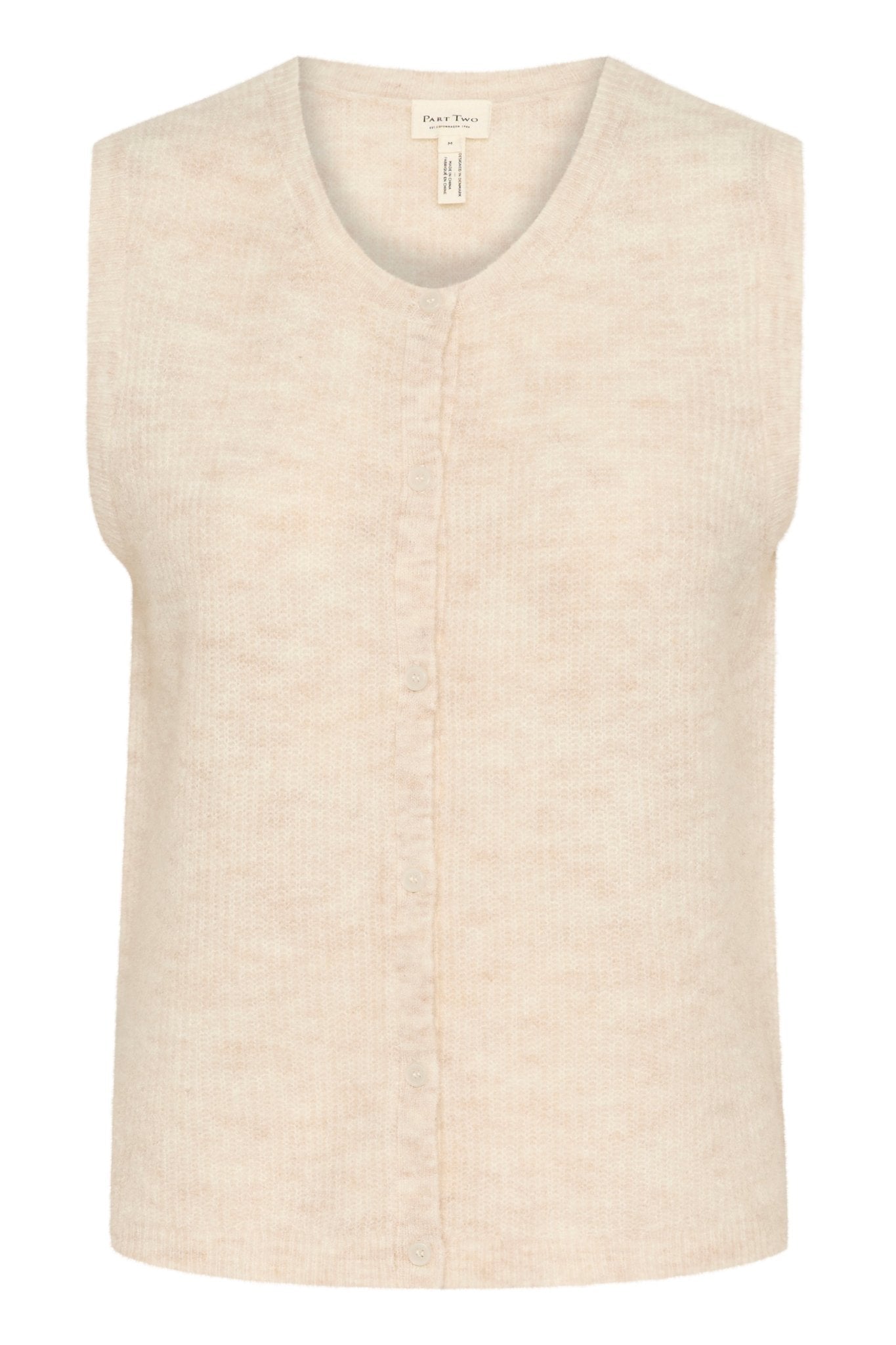 Part Two PimiraPW Waistcoat Birch Melange