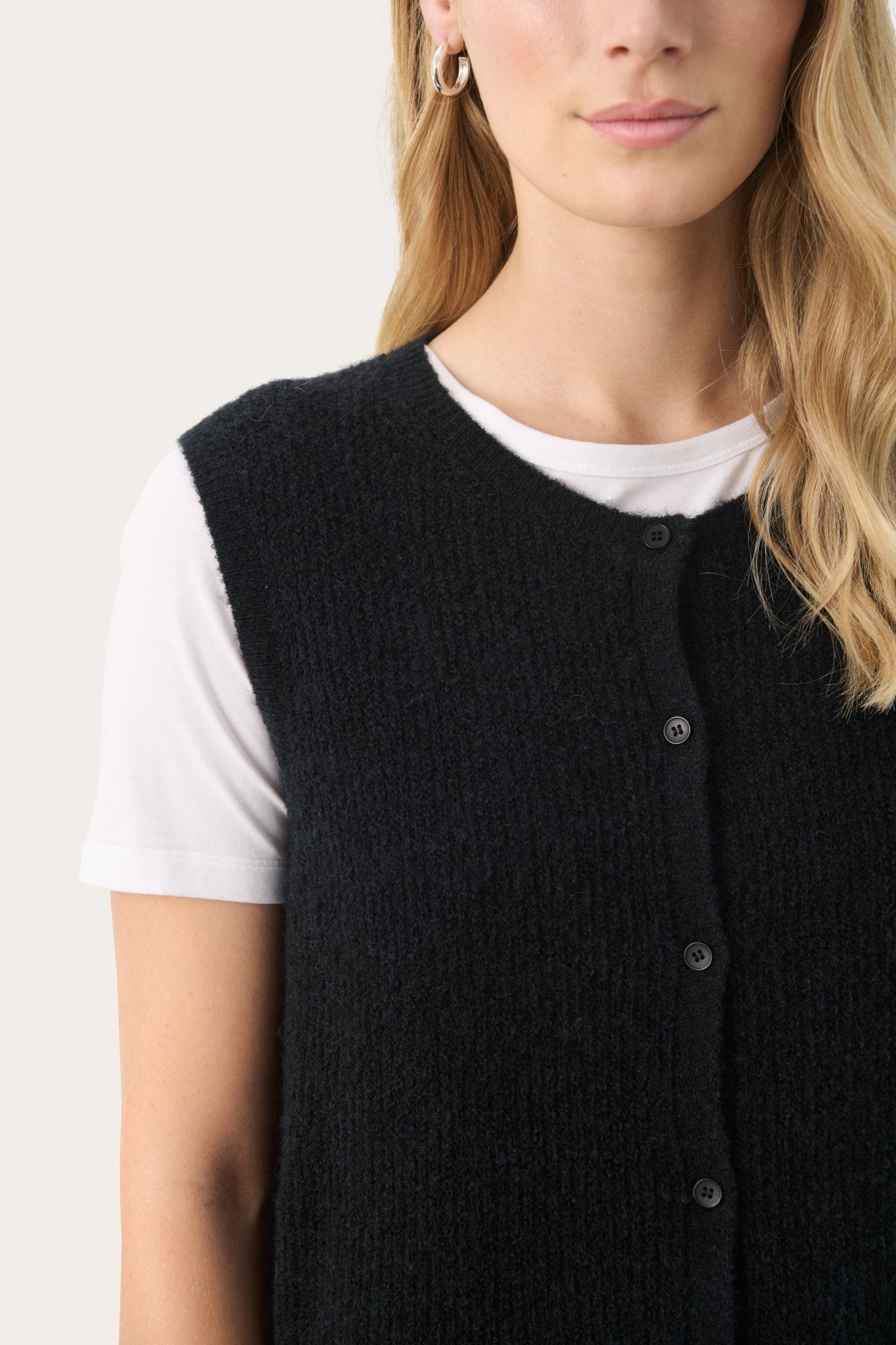 Part Two PimiraPW Waistcoat Dark Navy