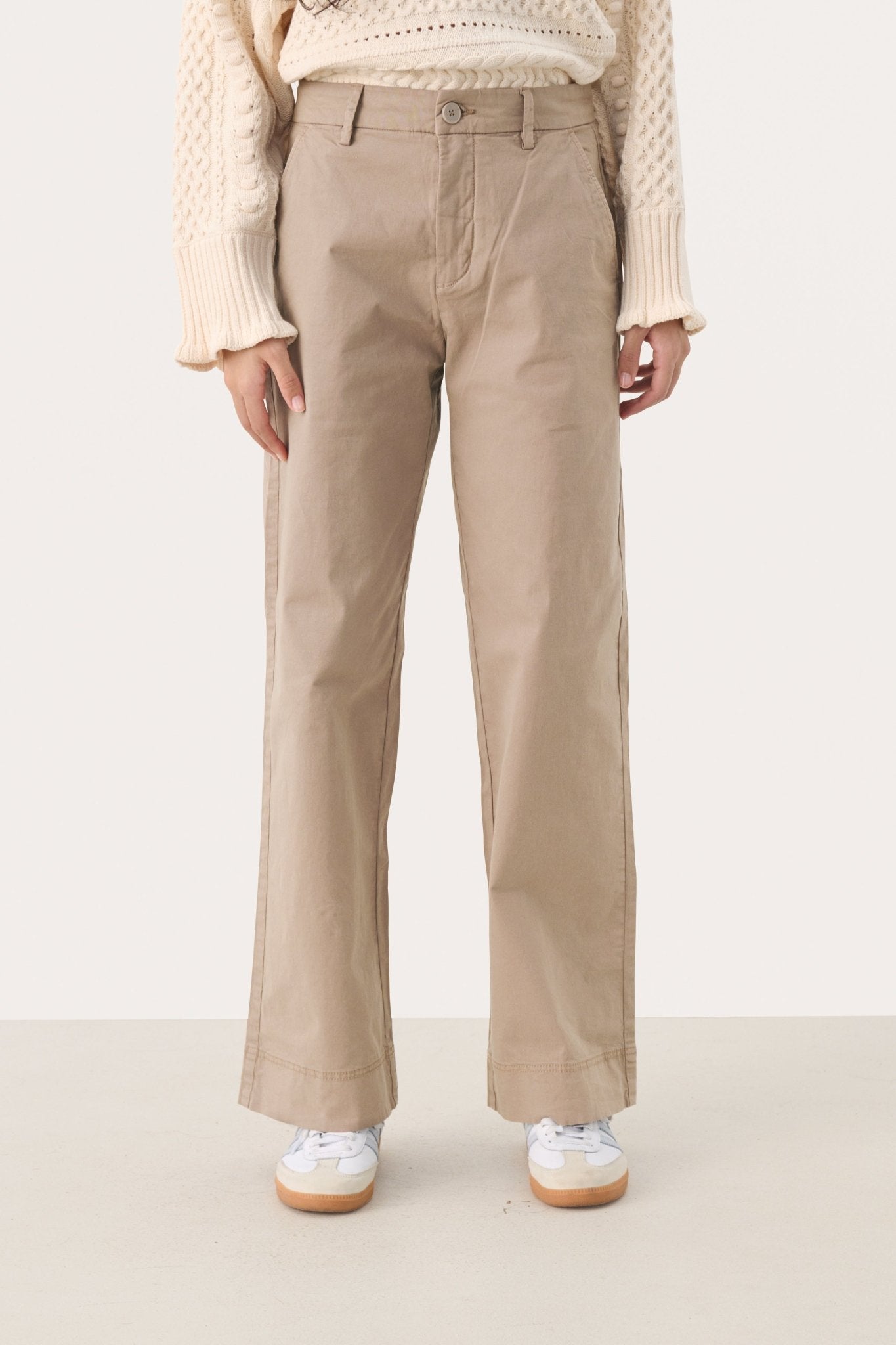 picture of Part Two BelmePW Trouser Desert Taupe - Number Two - womens - fashion - clothing - Part Two 2