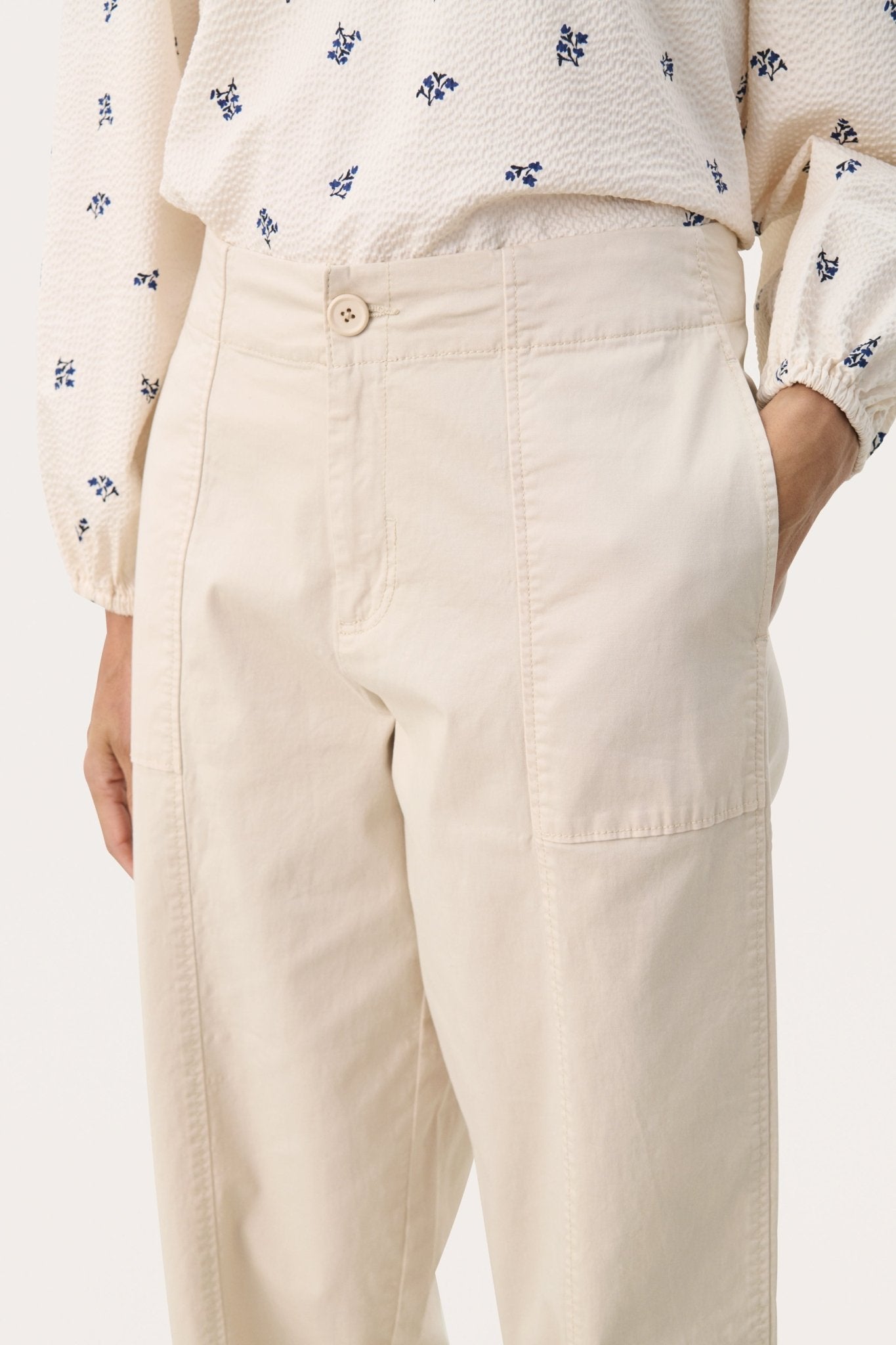 picture of Part Two NettaPW Trouser French Oak - Number Two - womens - fashion - clothing - Part Two 2