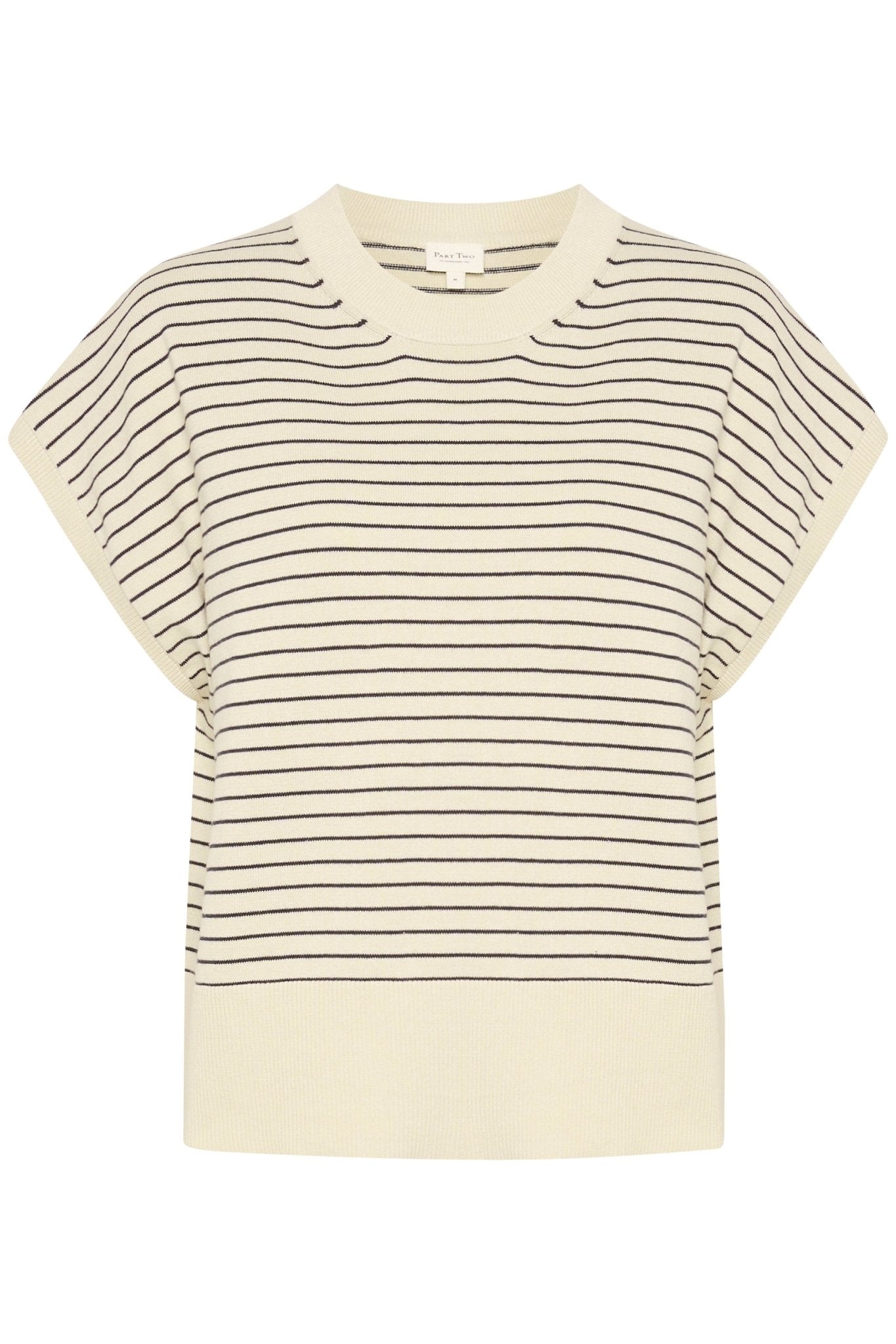 Part Two NatayaPW Slipover Whitecap Grey Stripe