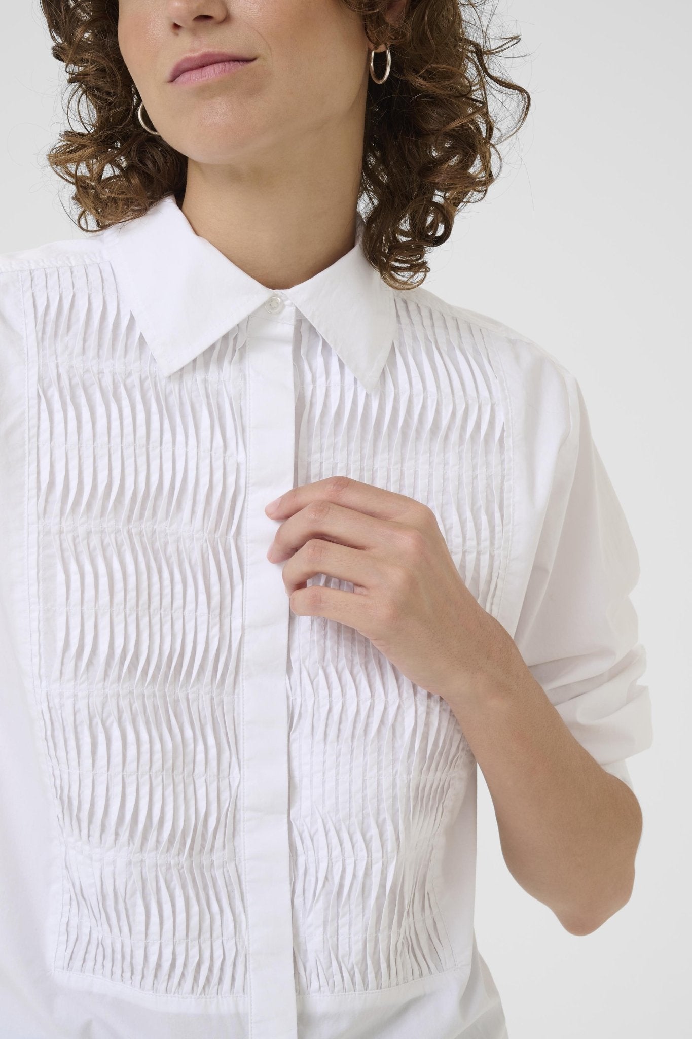picture of Part Two Natinka Shirt - Bright White - Number Two - womens - fashion - clothing - Part Two 4