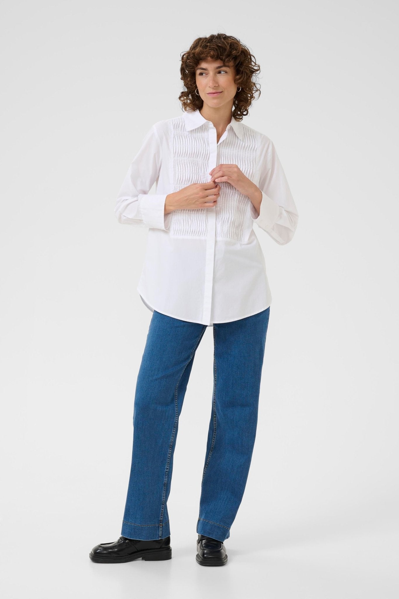 picture of Part Two Natinka Shirt - Bright White - Number Two - womens - fashion - clothing - Part Two 5